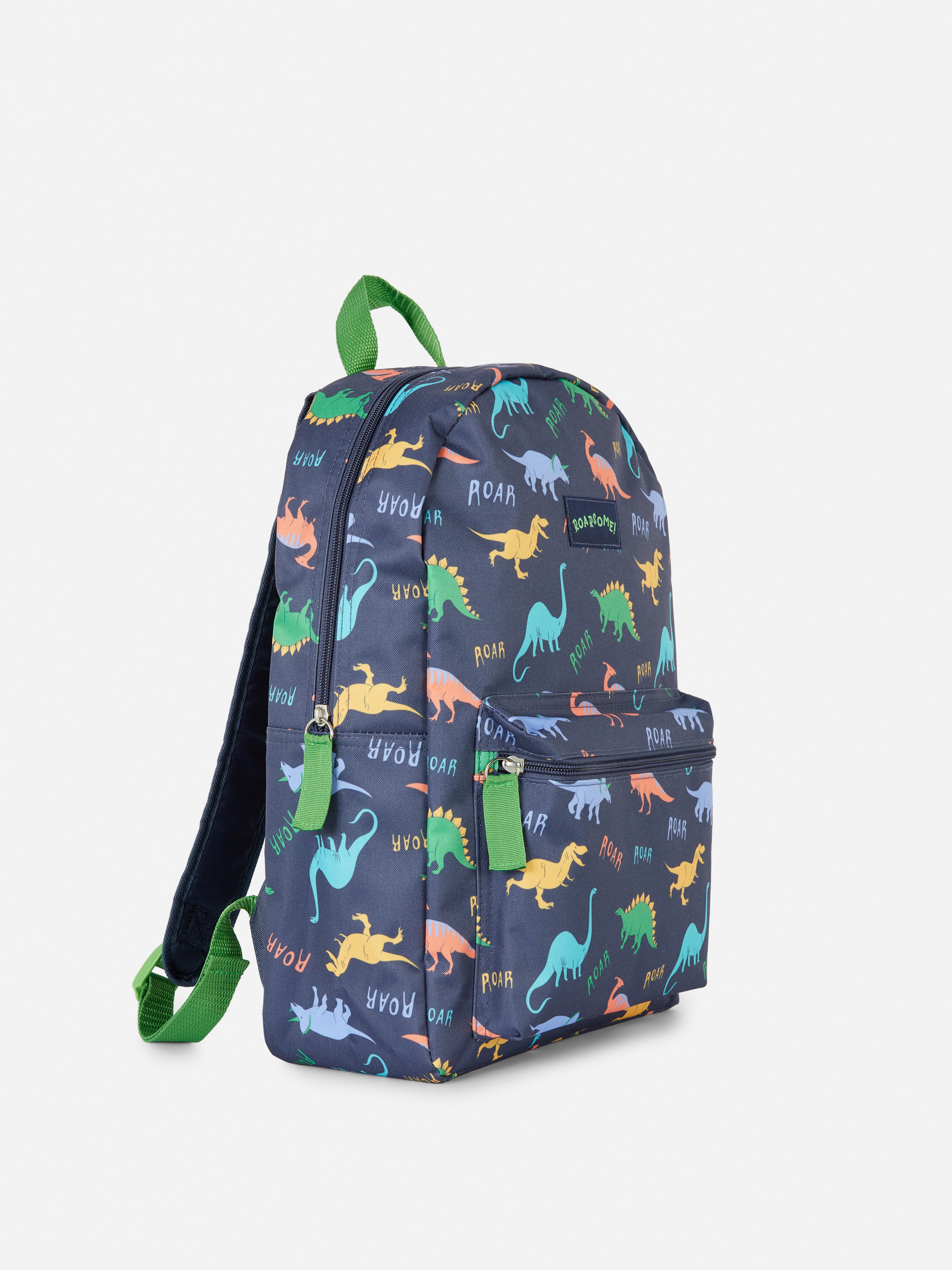 Dinosaur Printed Backpack