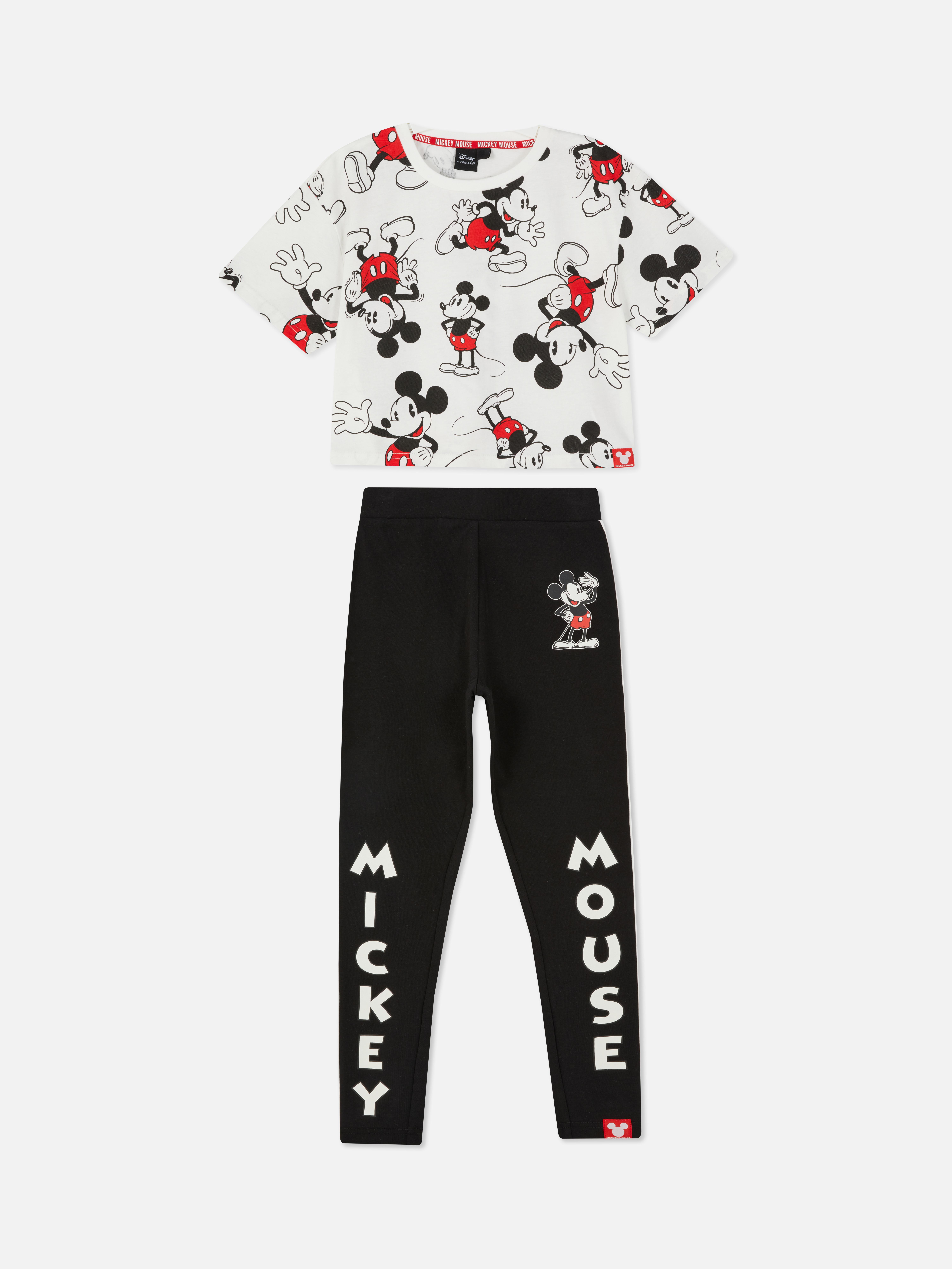 Disney's Mickey Mouse Co-ord T-shirt and Leggings Set