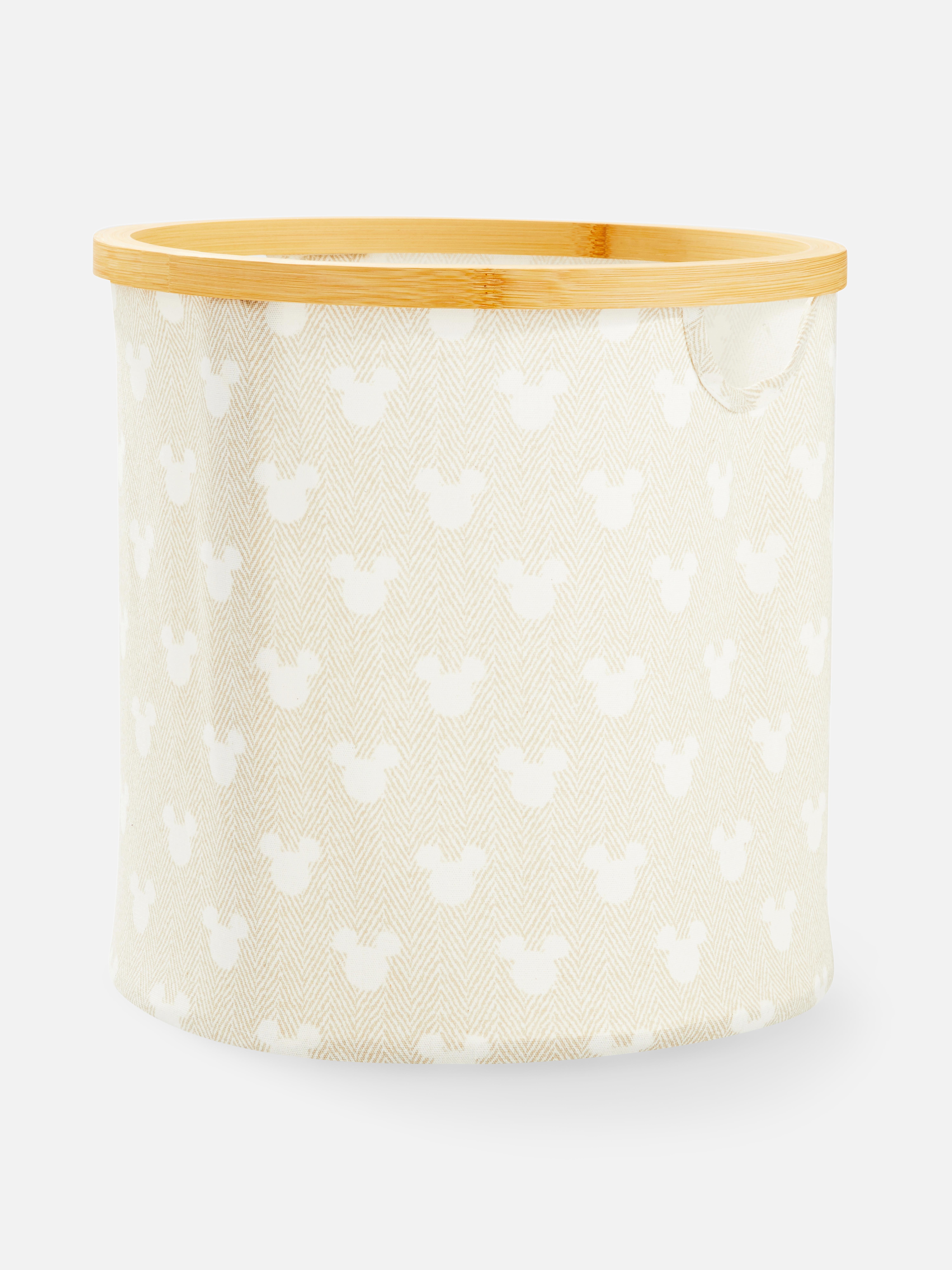 Disney’s Mickey Mouse Round Bamboo Basket