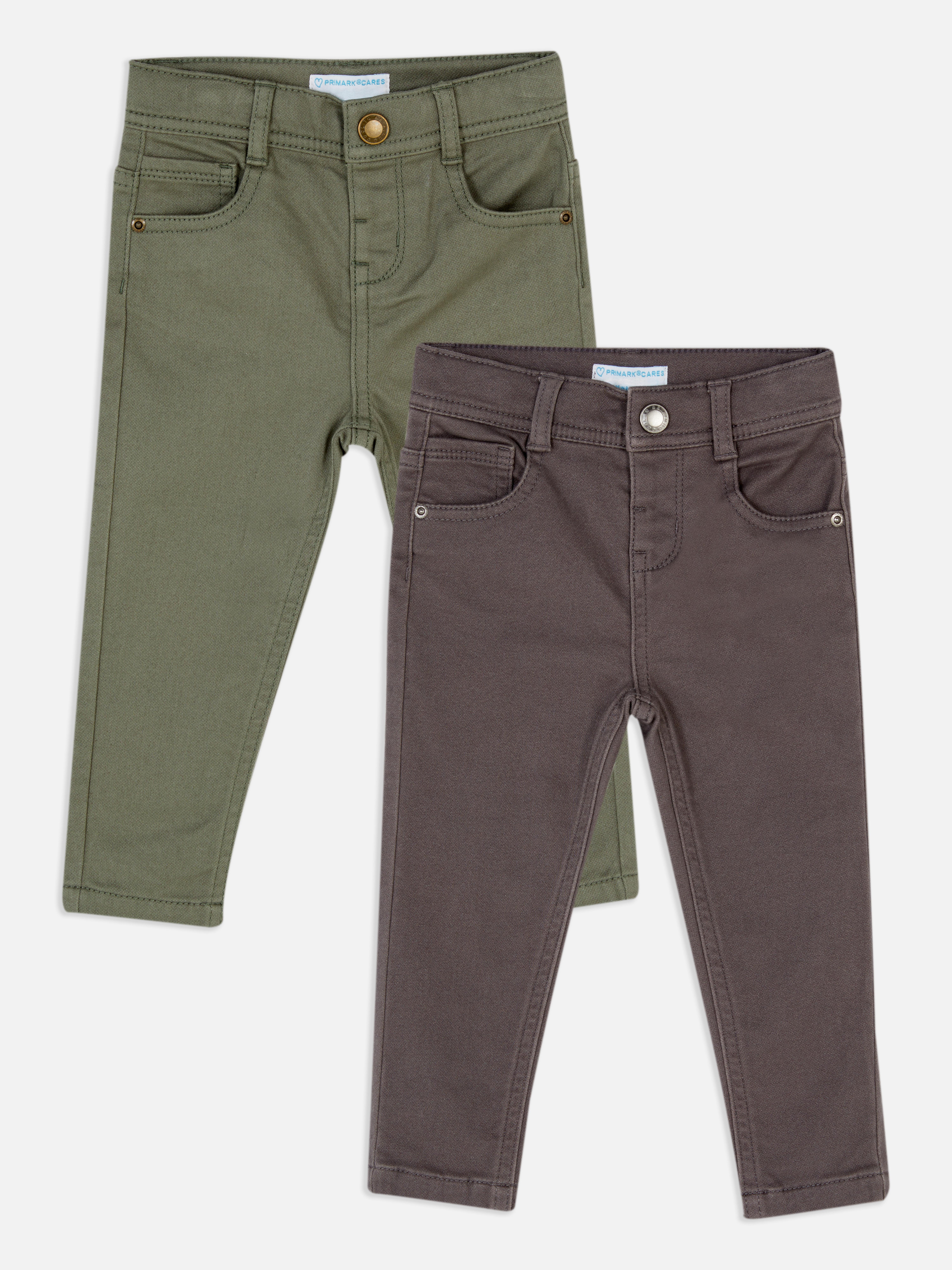2pk Cotton Twill Trousers