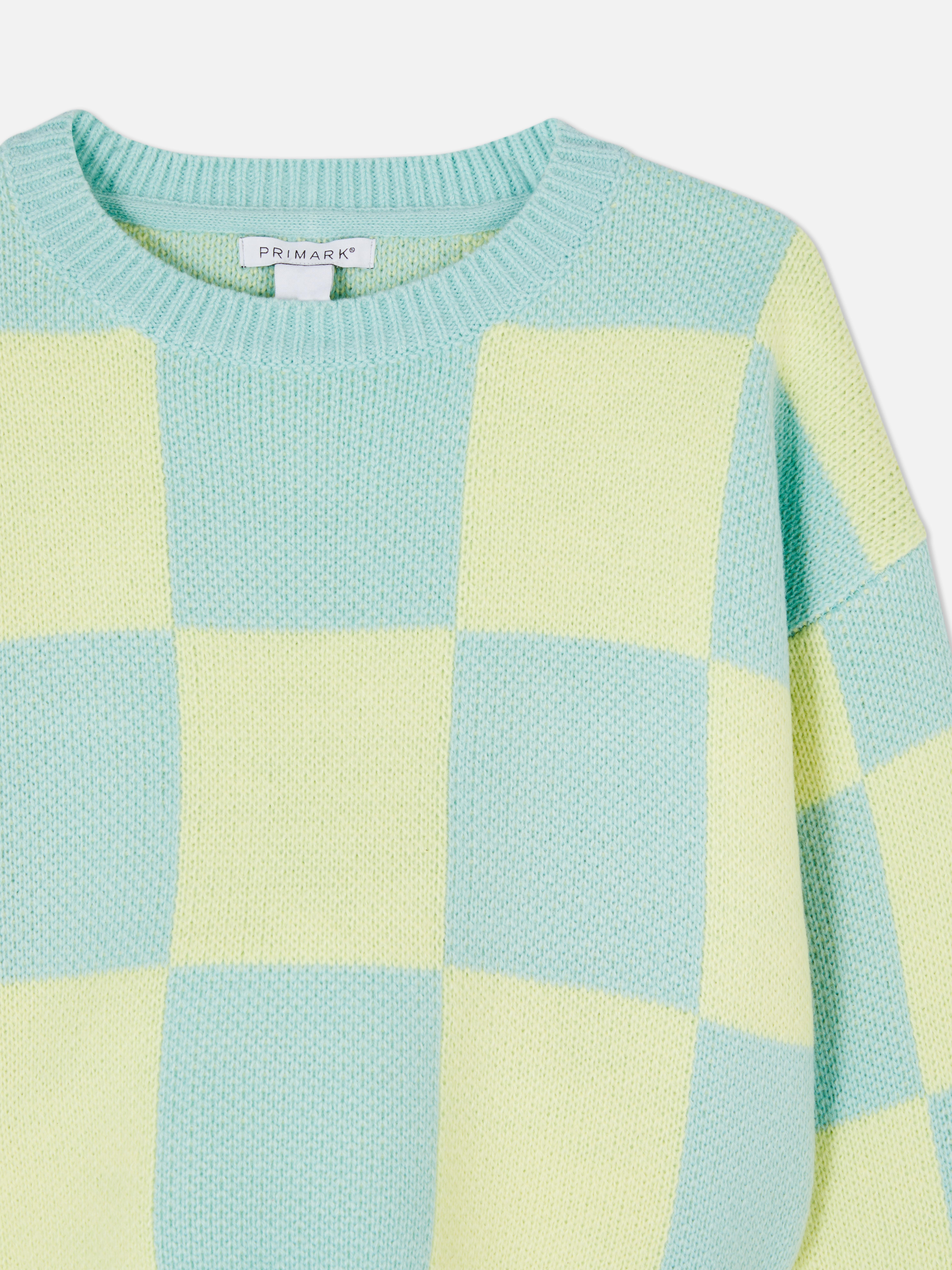 Checkerboard Cropped Jumper