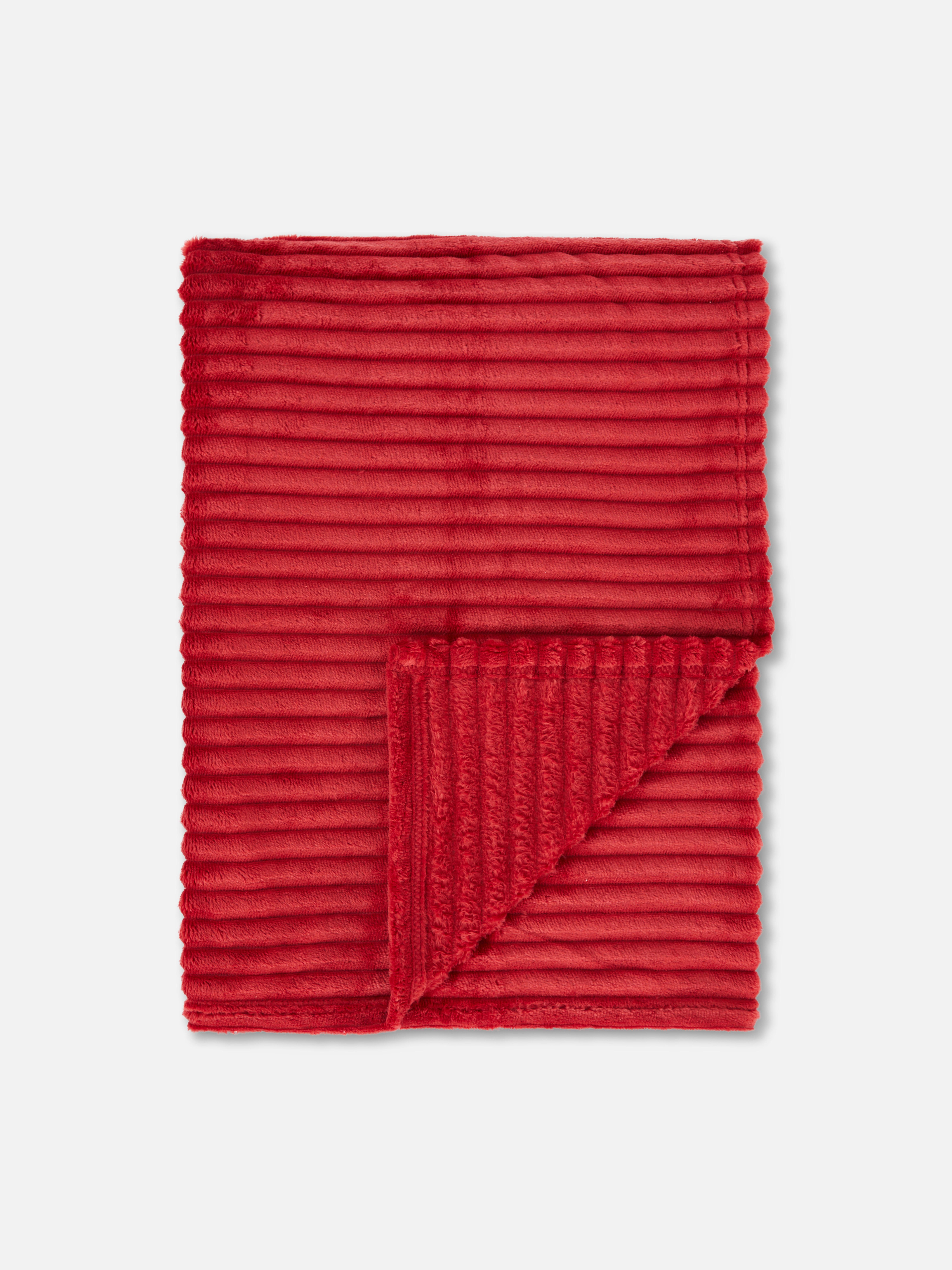 Ribbed Textured Throw