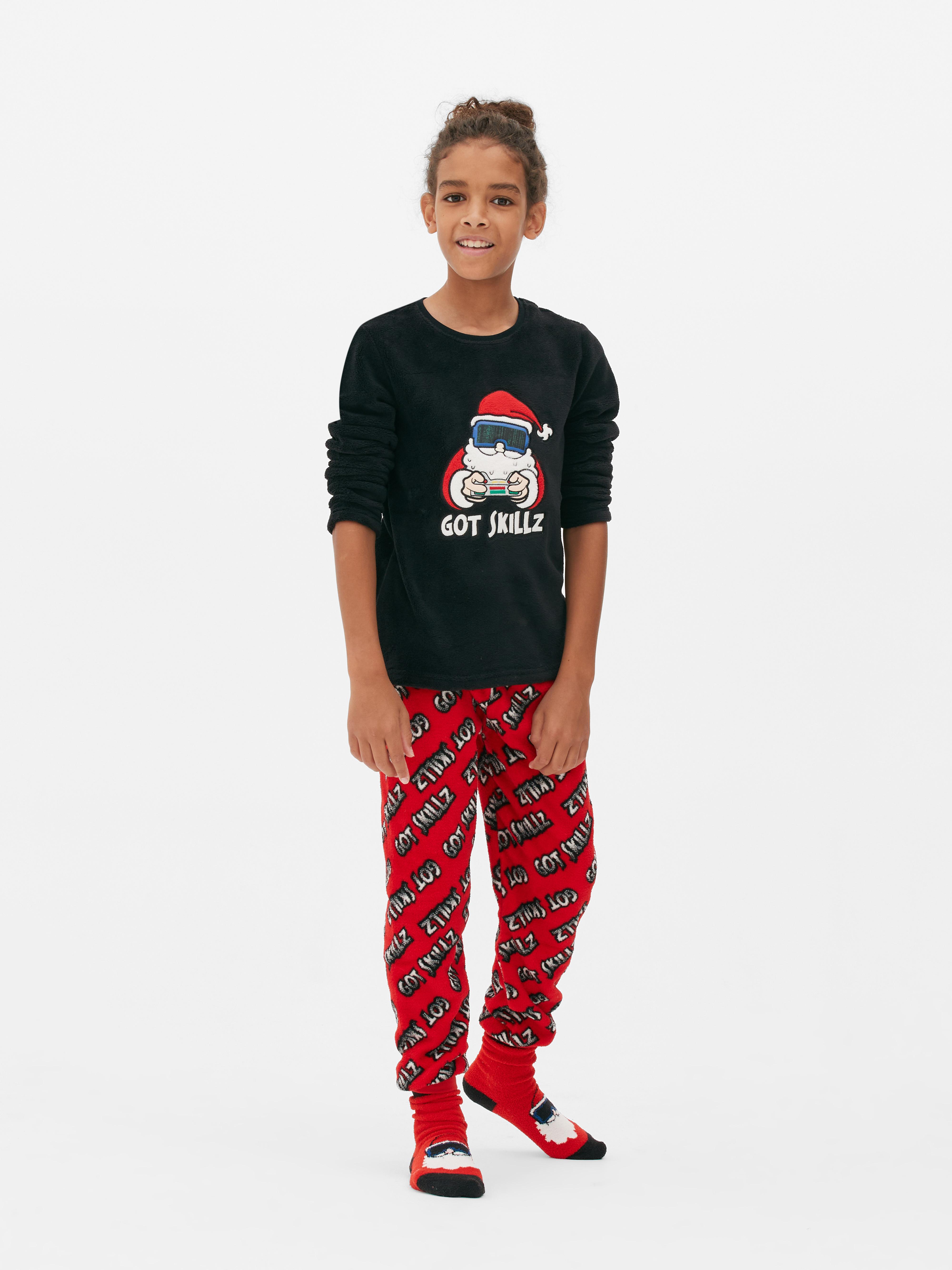 christmas fleece pj pants