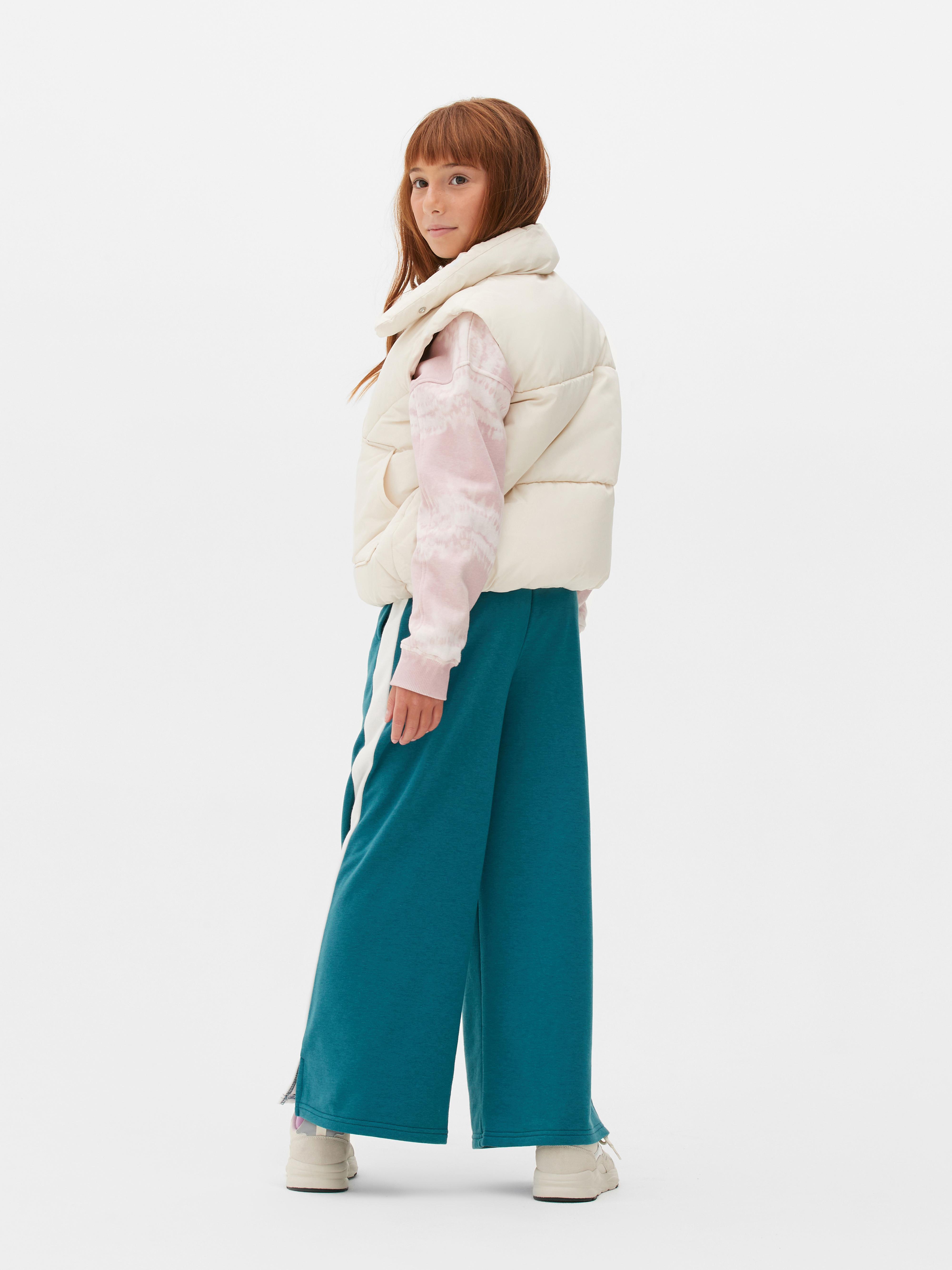 Girls Ivory Quilted Gilet Jacket Primark