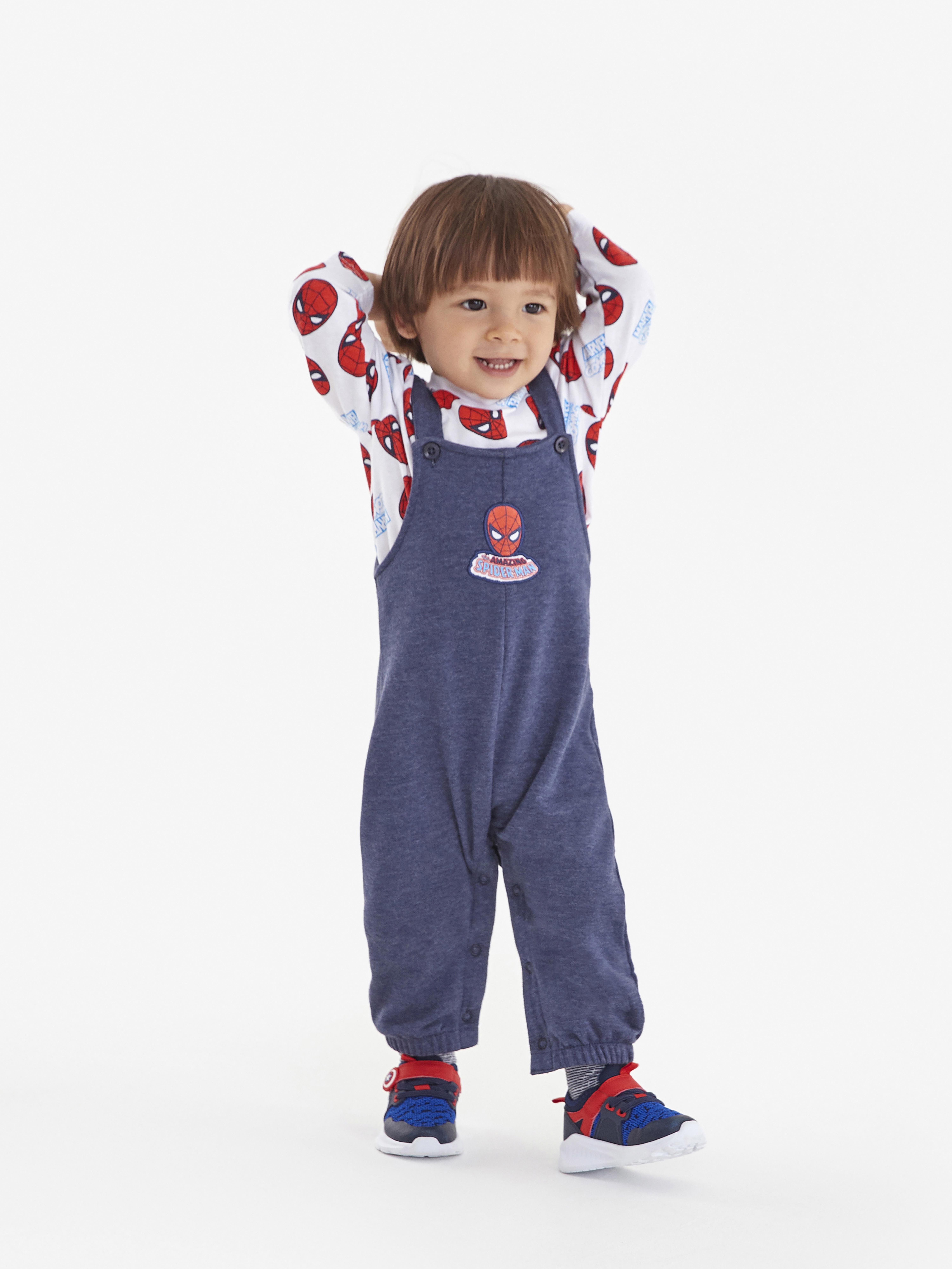 Marvel Spider-Man Two in One Dungarees Red