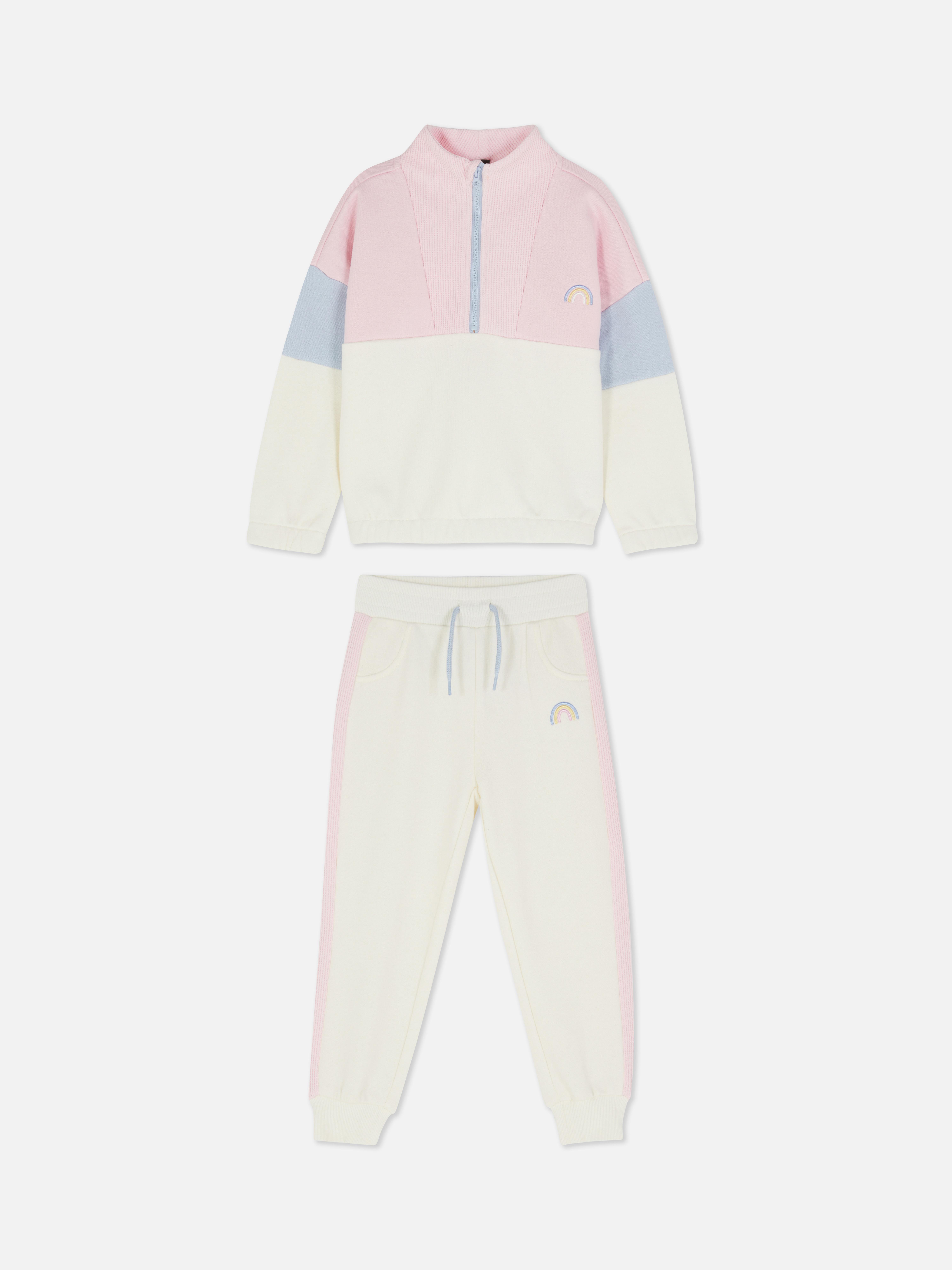 Colour Block Track Top and Joggers Set