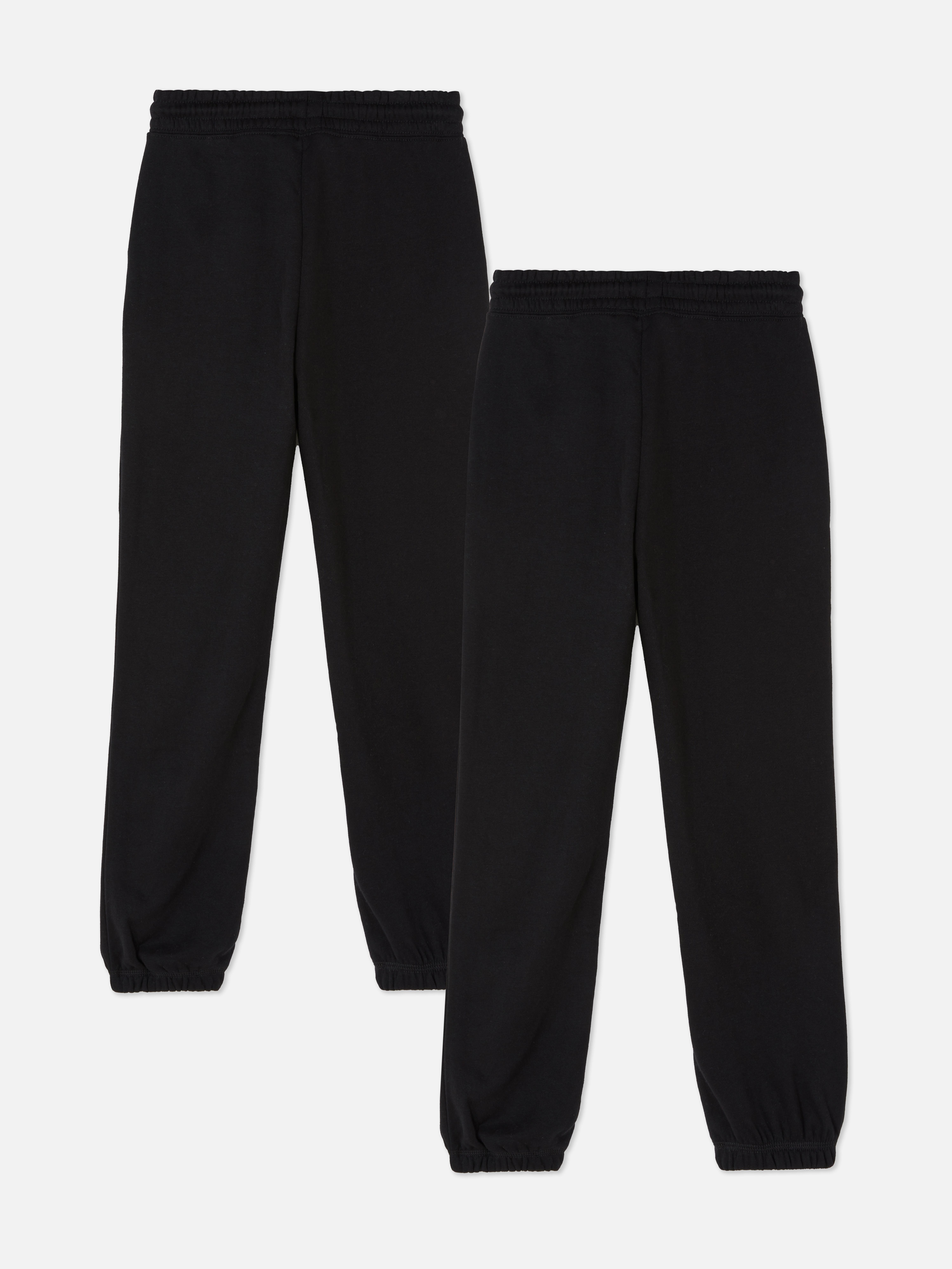 Boynton Primary School PE Plain Black Joggers Elasticated Waist & Straight  Bottoms Unisex