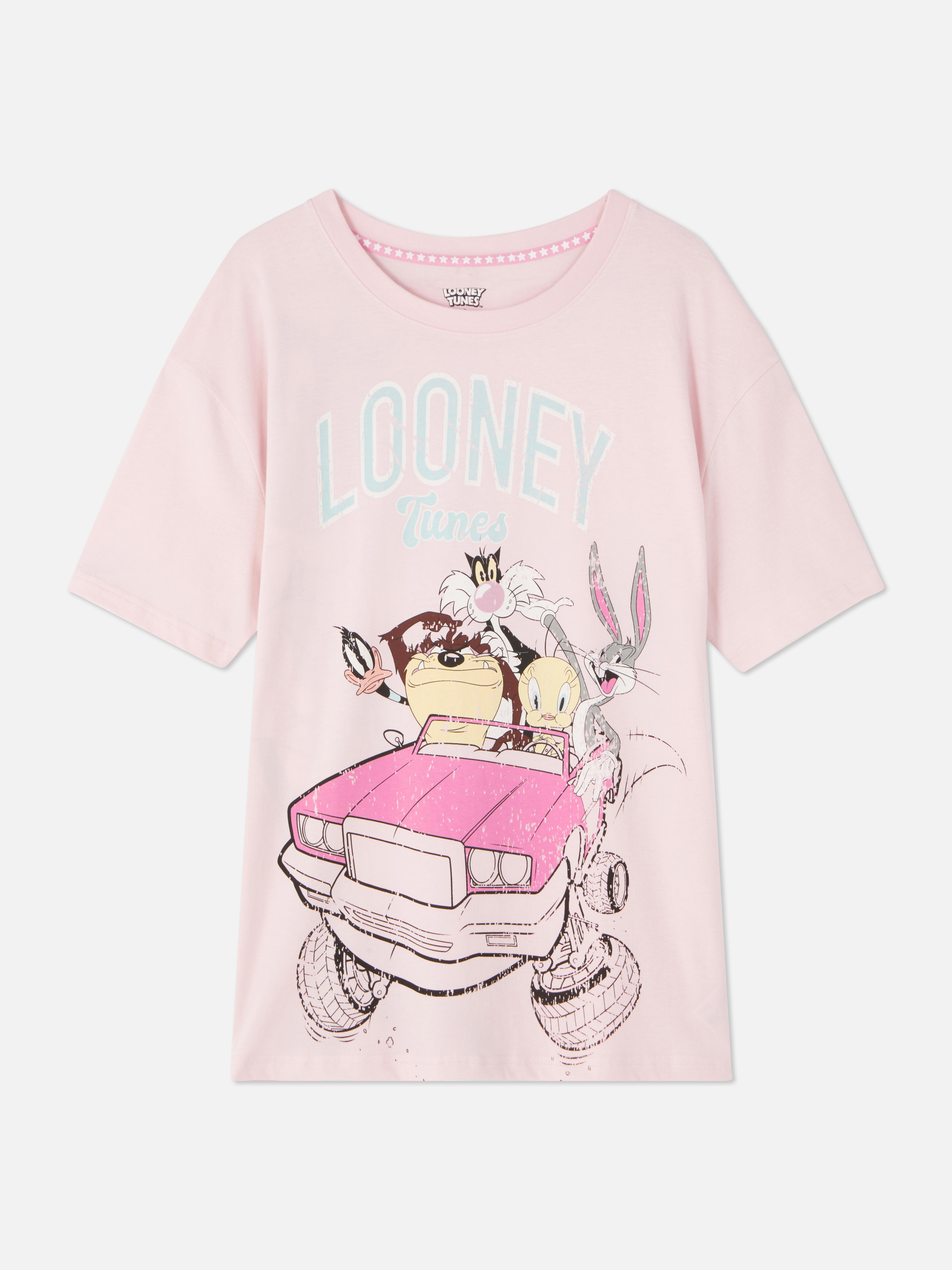 Looney Tunes Car Graphic T-shirt