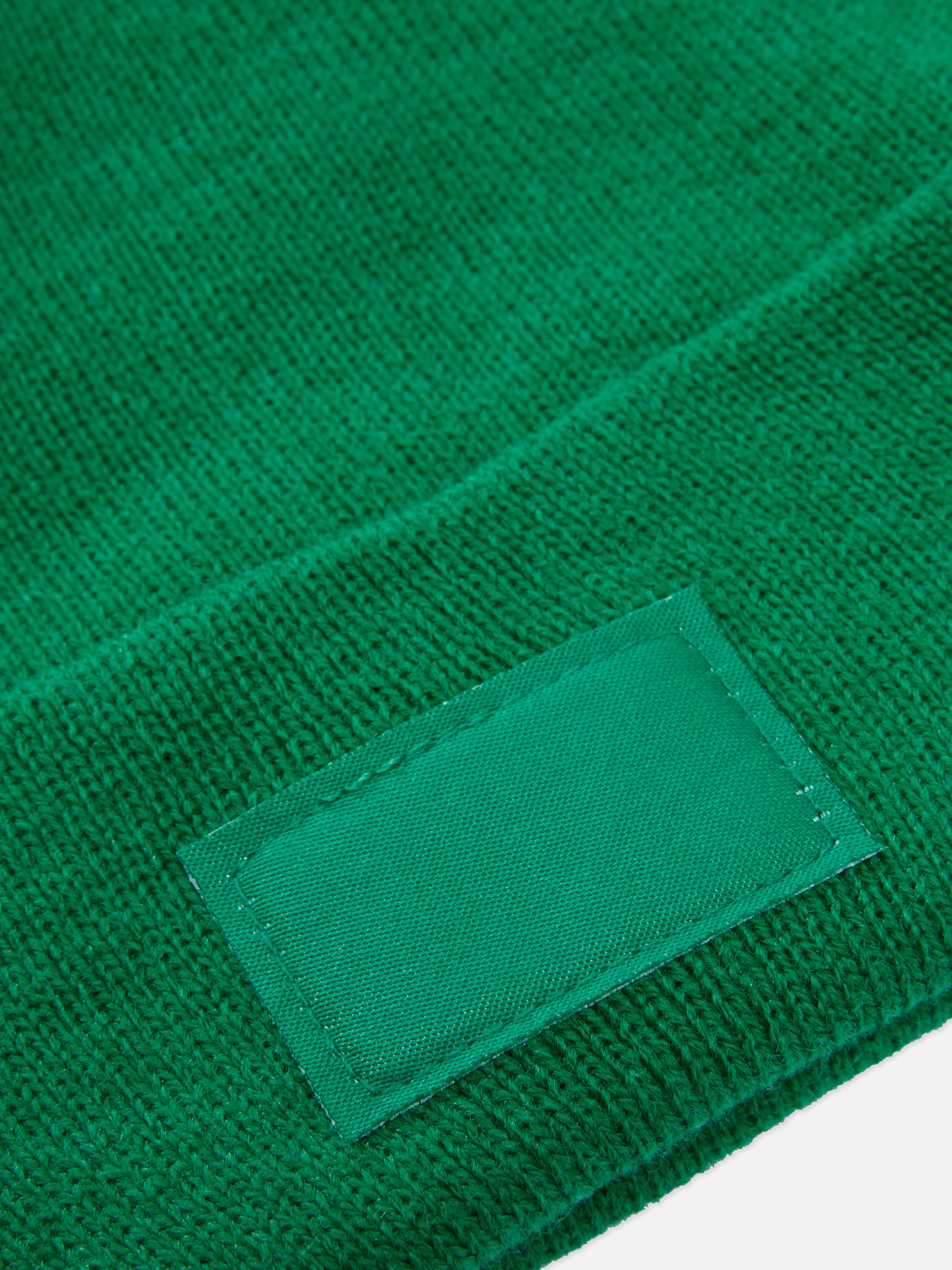 Căciulă tricotată cu margine întoarsă