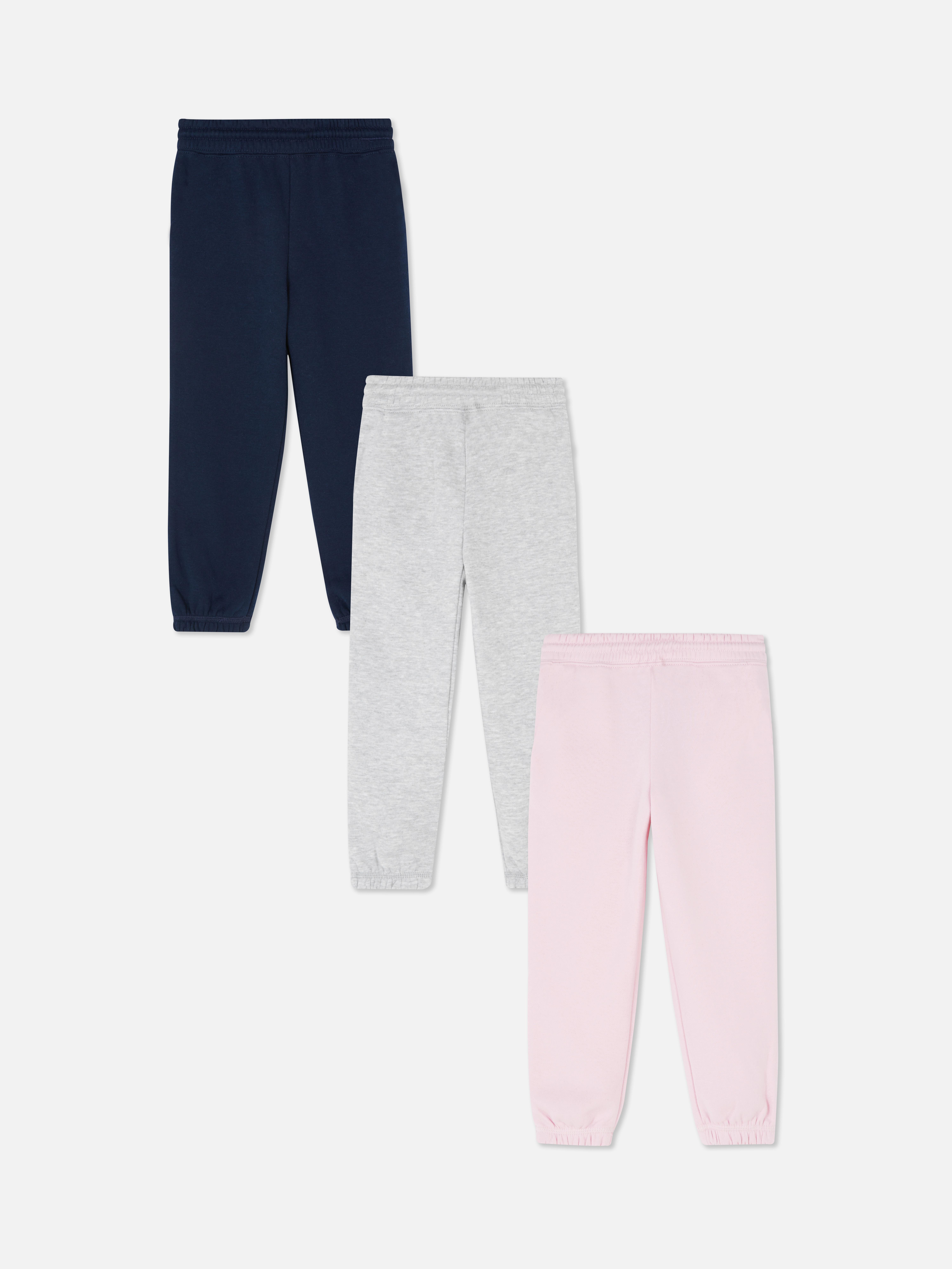 4-8yrs | 3pk Cuffed Joggers