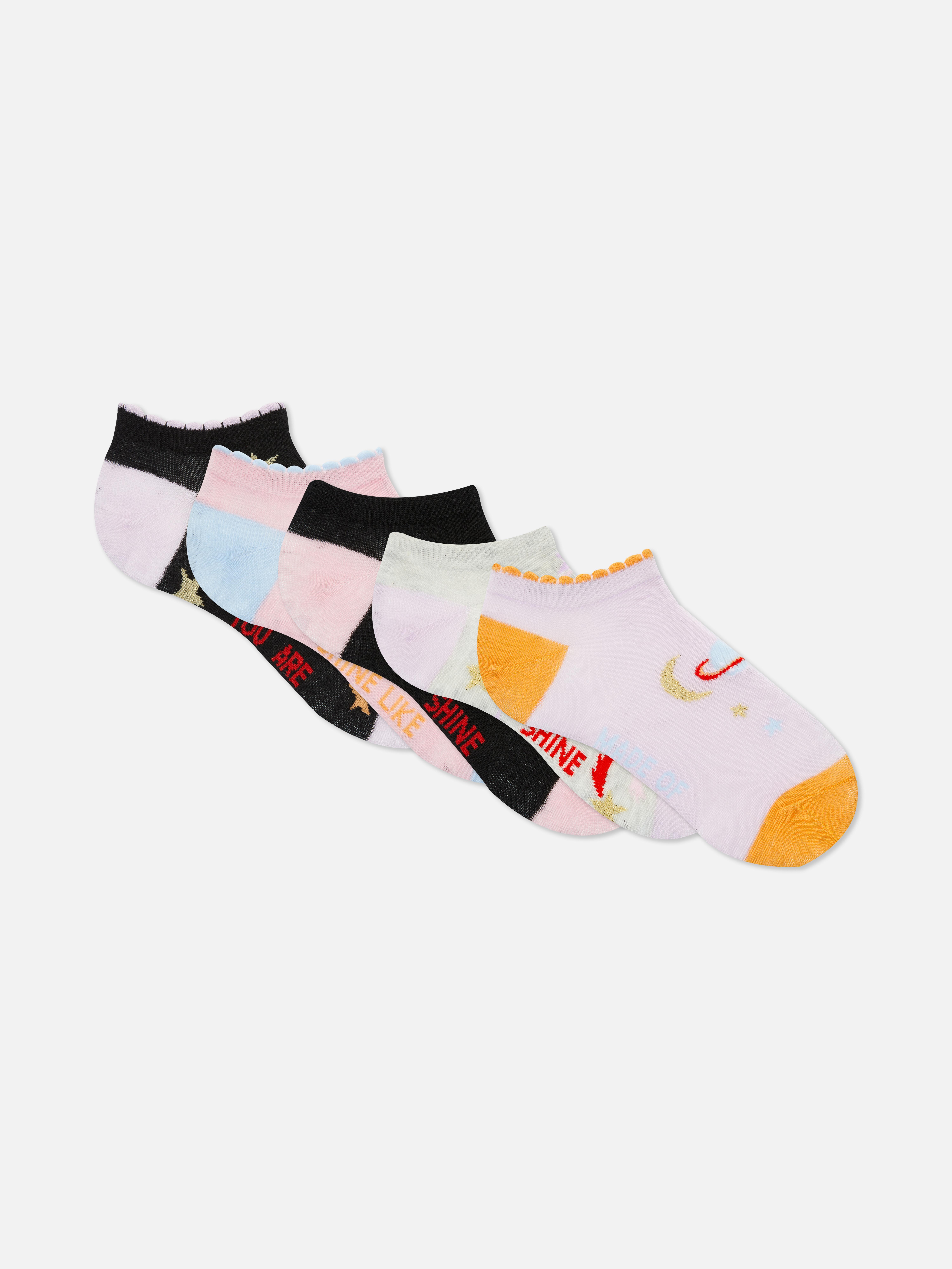 5pk Space Sports Socks