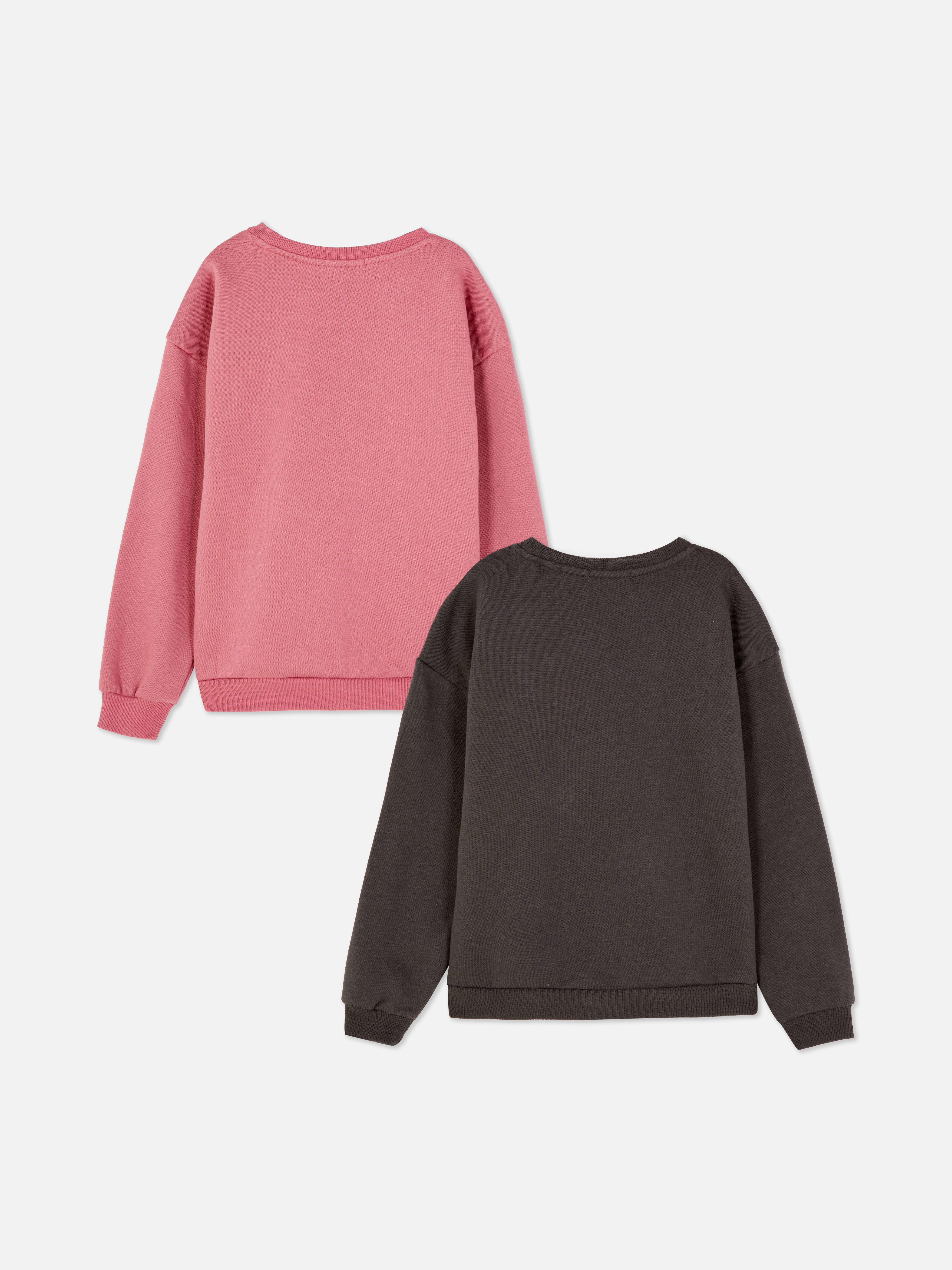 2pk Crew Neck Sweatshirts