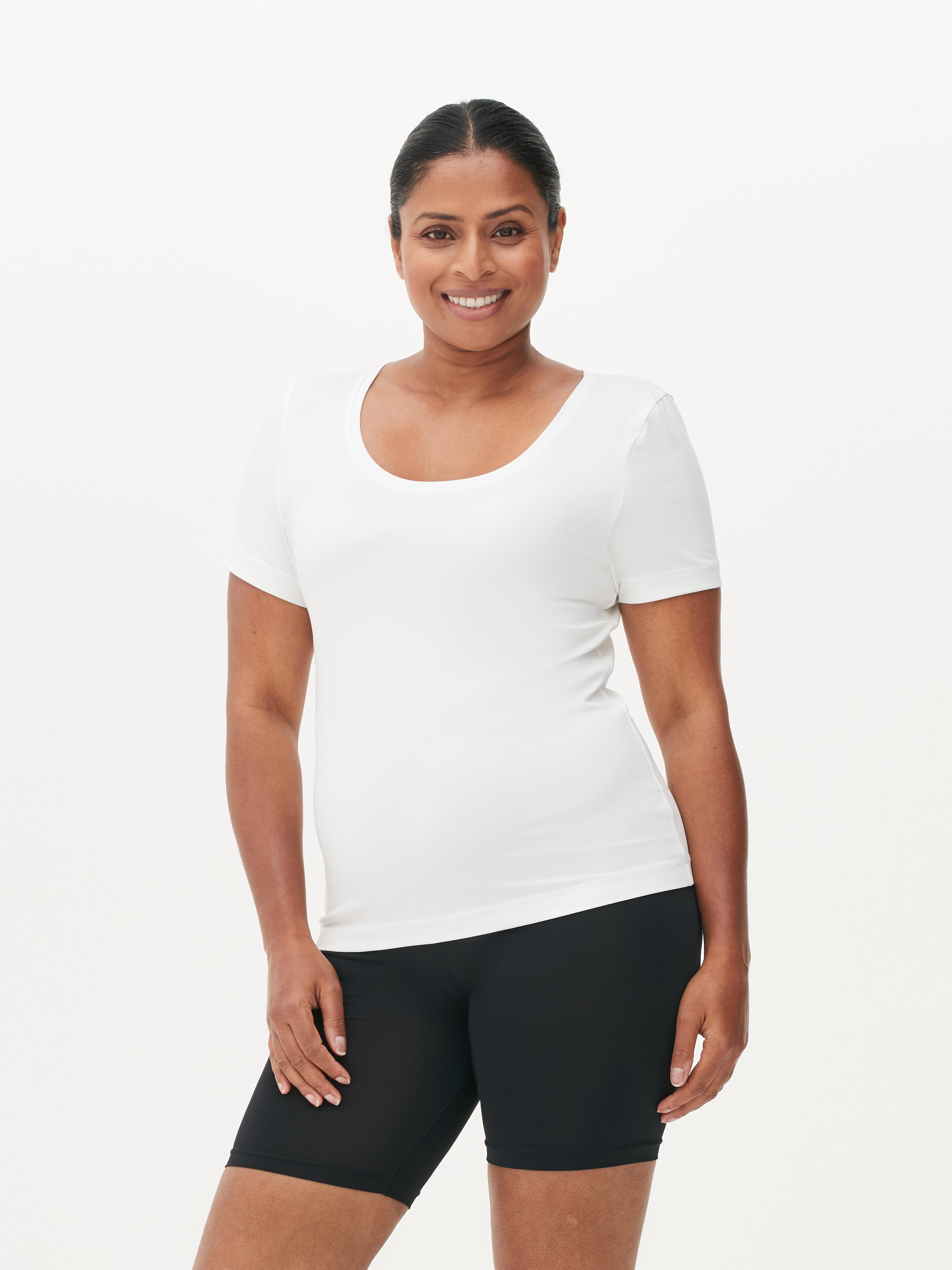 Menopause Scoop Neck Pyjama Top White