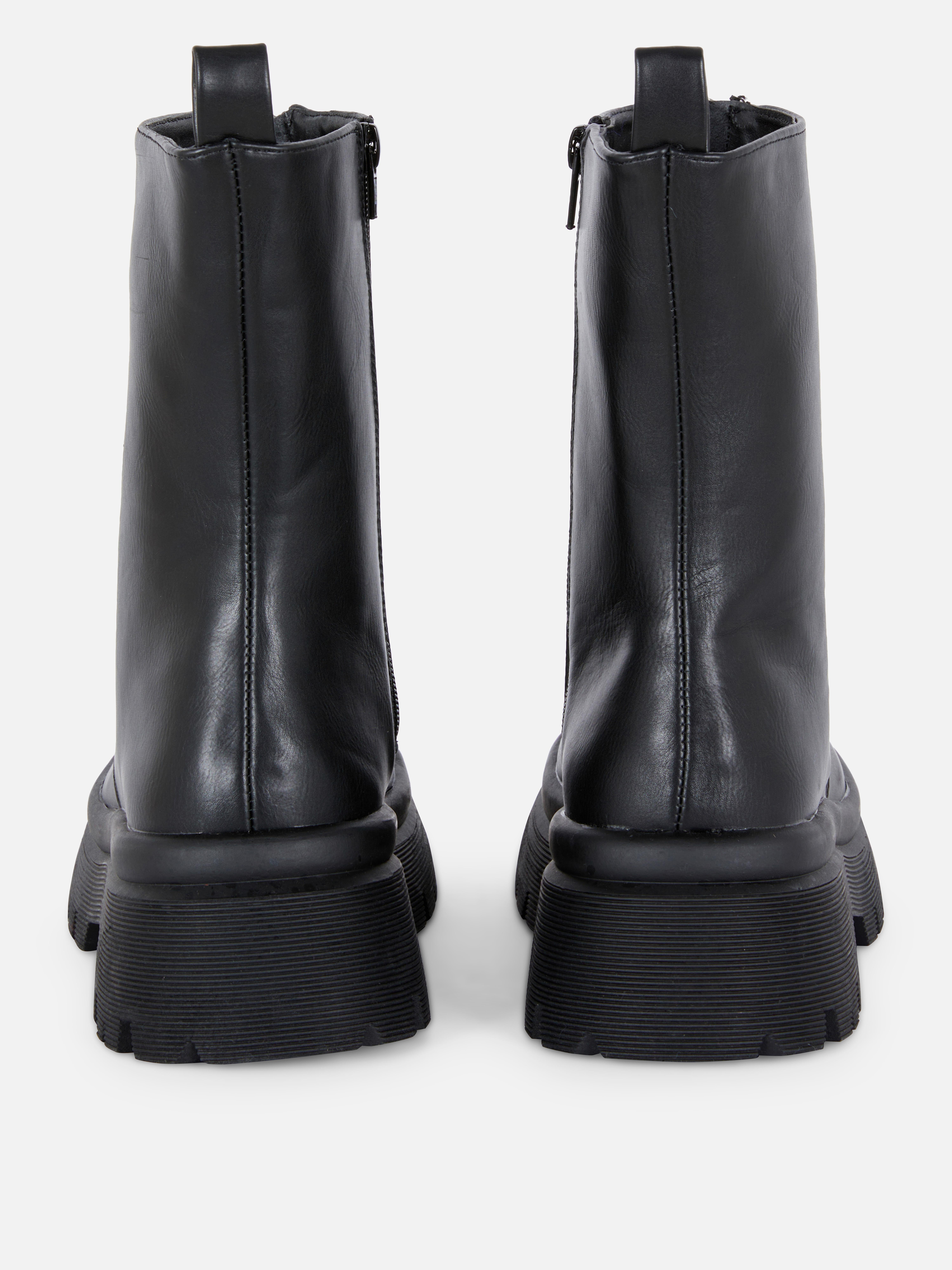 Zip Front Boots