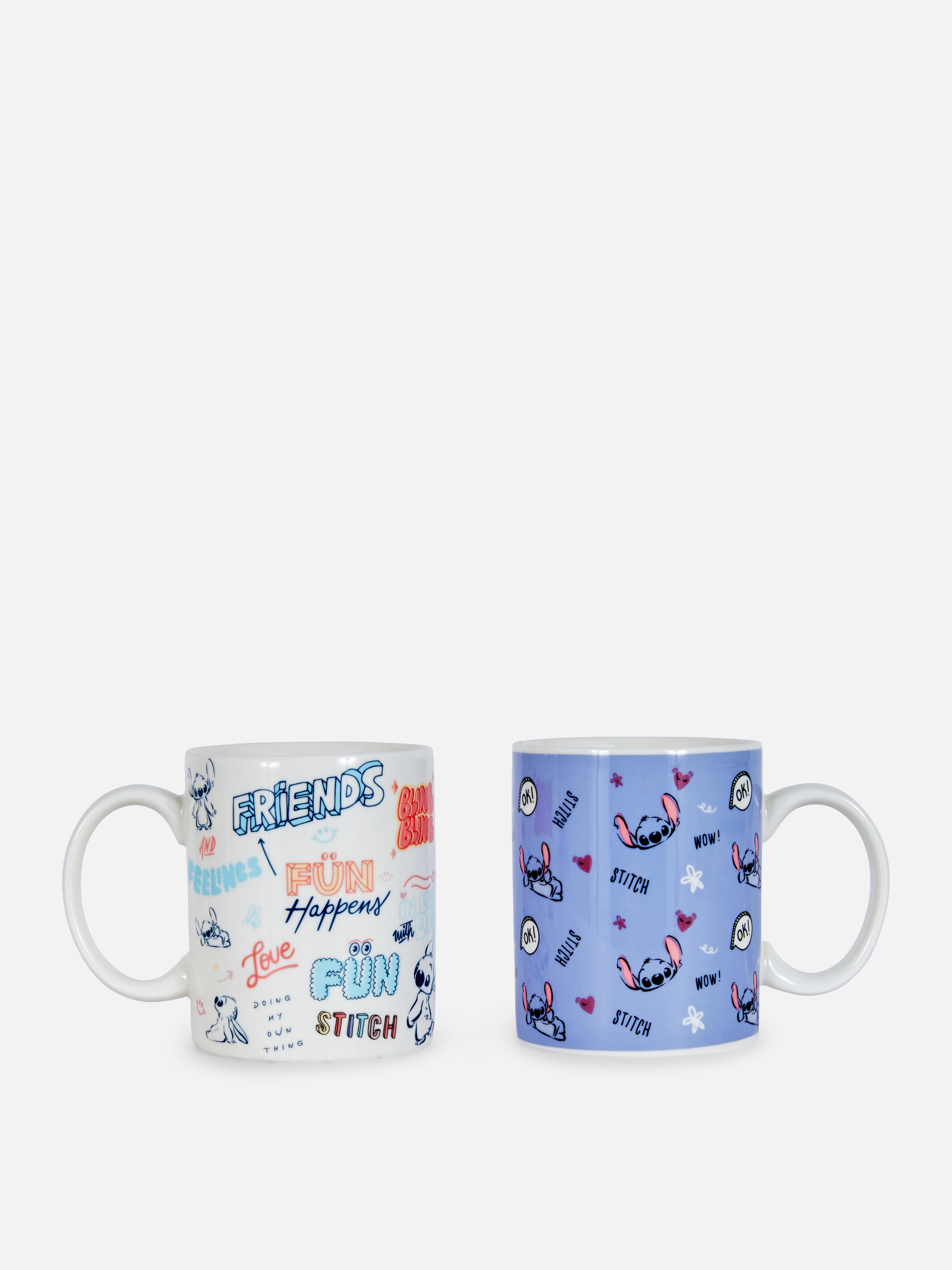 2pk Disney's Lilo & Stitch Ceramic Mugs