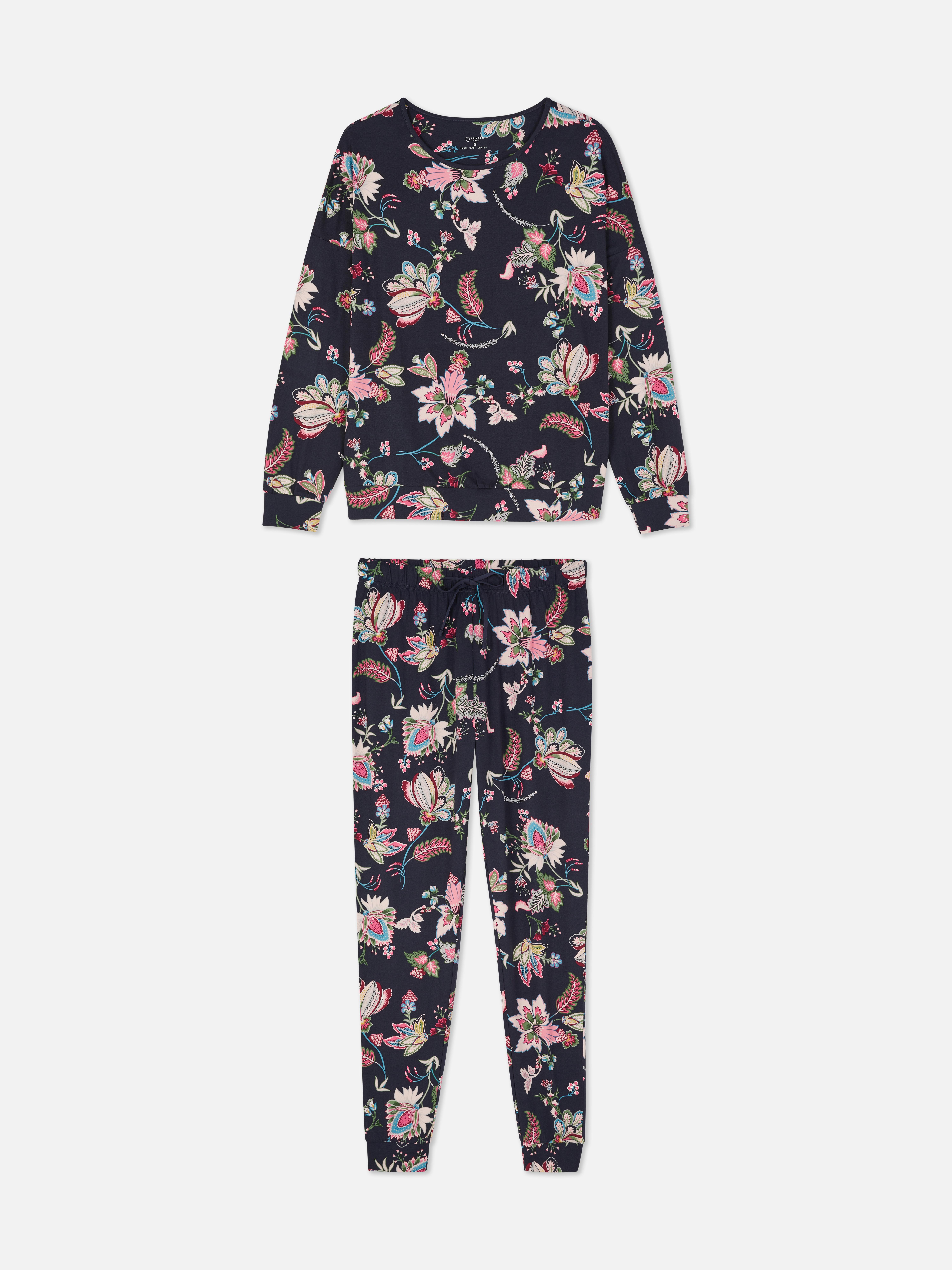 Floral Long Sleeve Pyjama Set