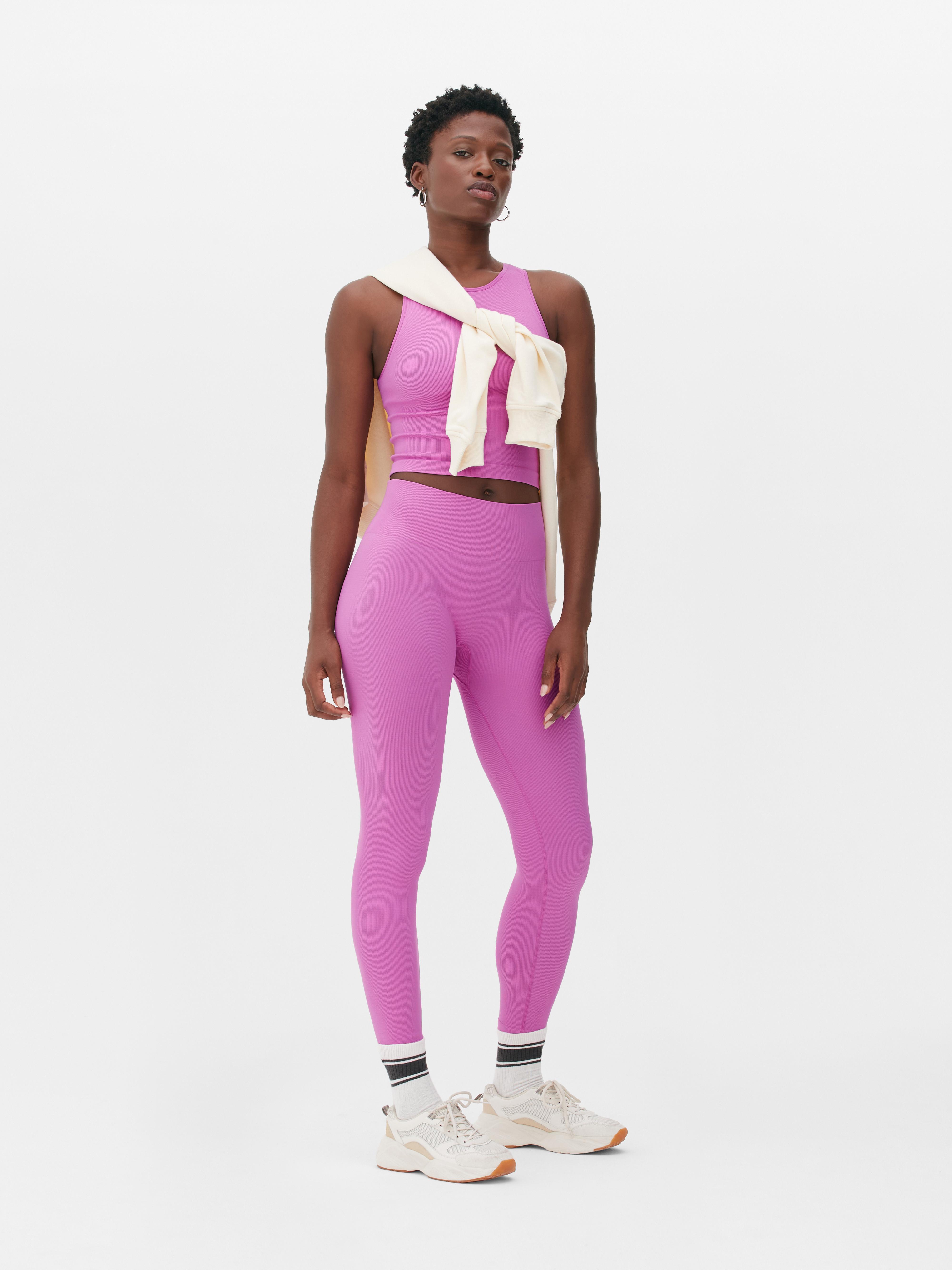Co-ord Stretchy Leggings Pink
