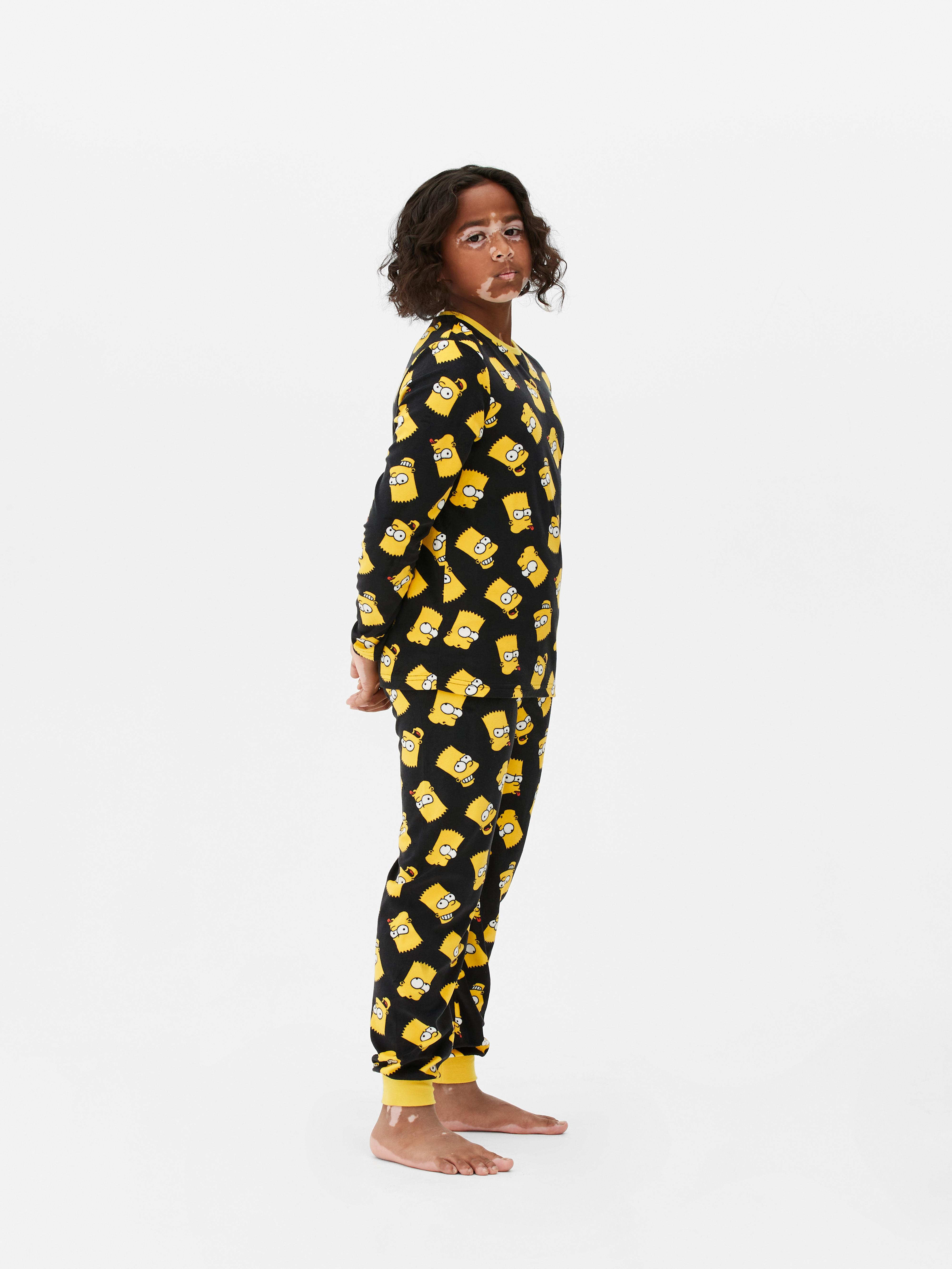 The Simpsons Bart Print Pyjama Set