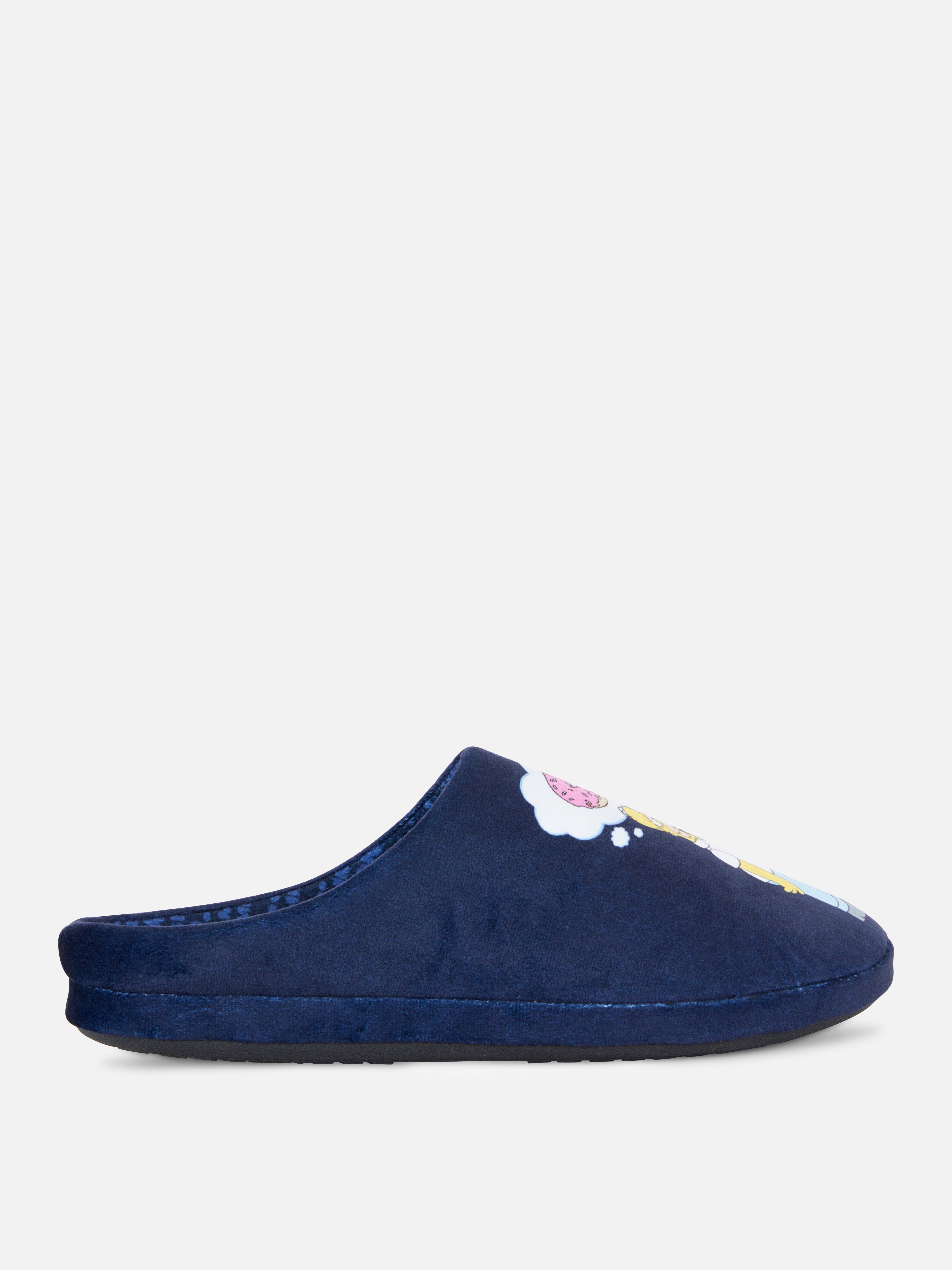 The Simpsons Homer Embroidered Mule Slipper