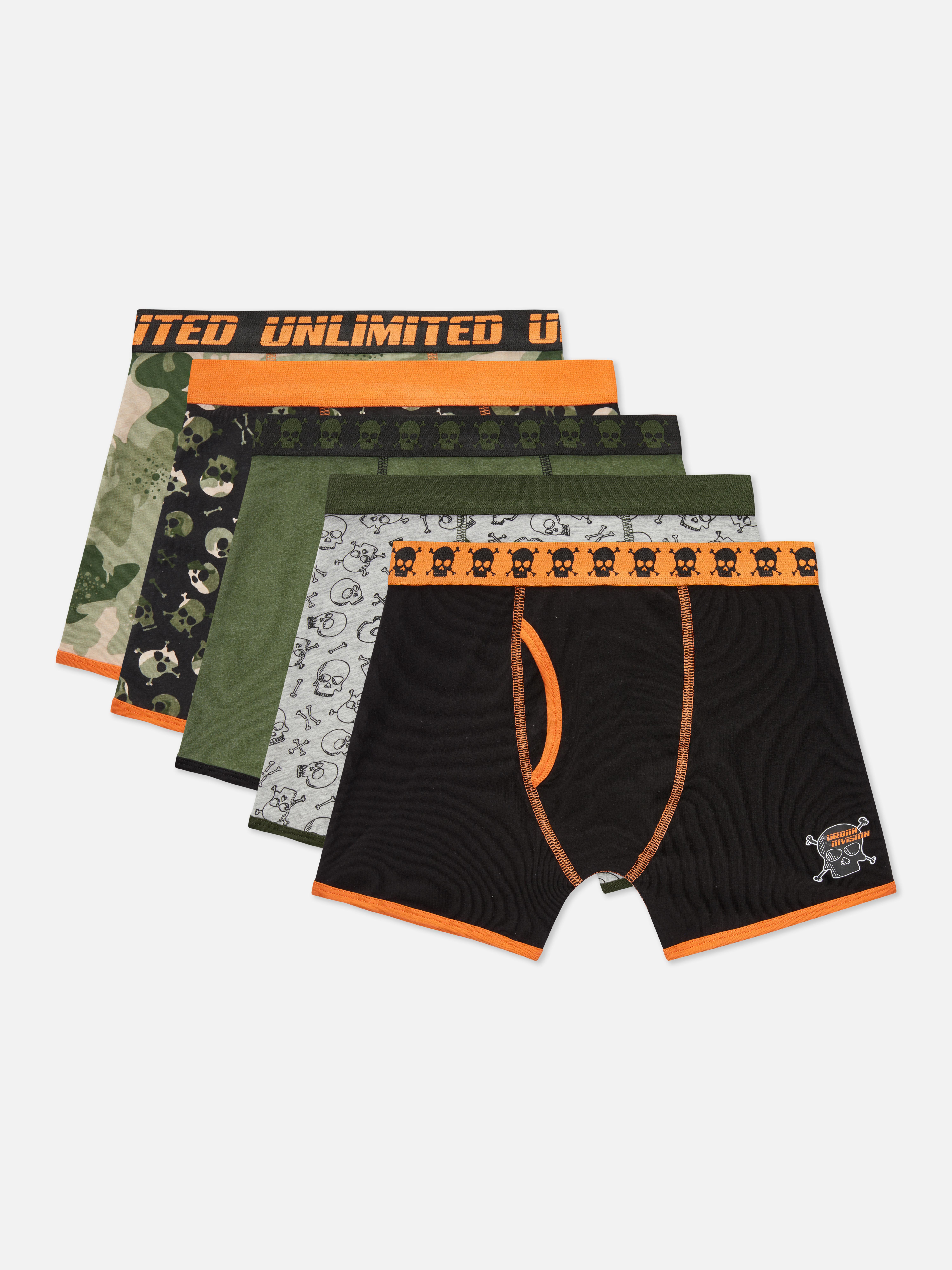5-Pack Multi Print Trunk Briefs