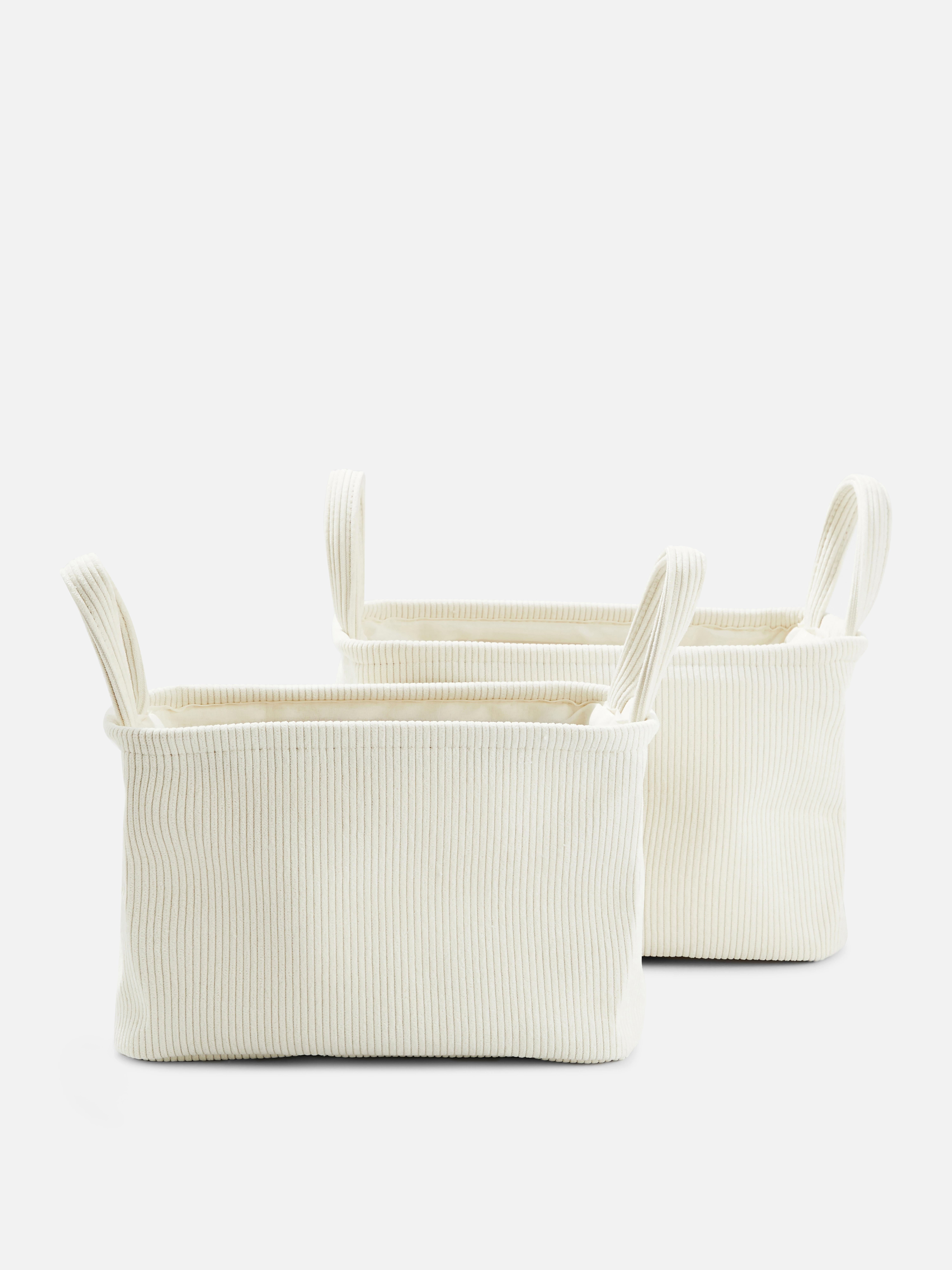 2pk Cord Collapsable Baskets