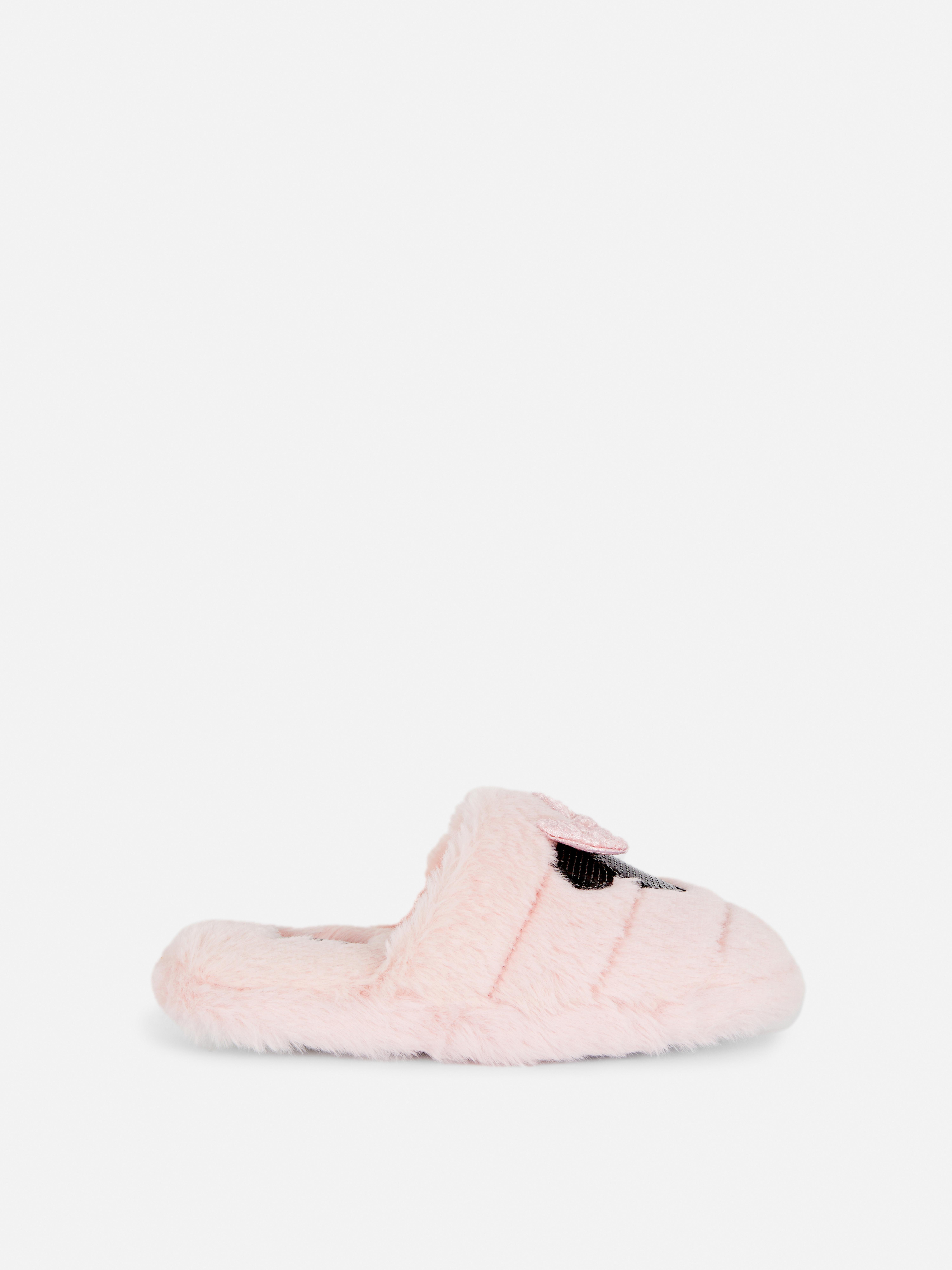 Disney’s Minnie Mouse Faux Fur Slippers