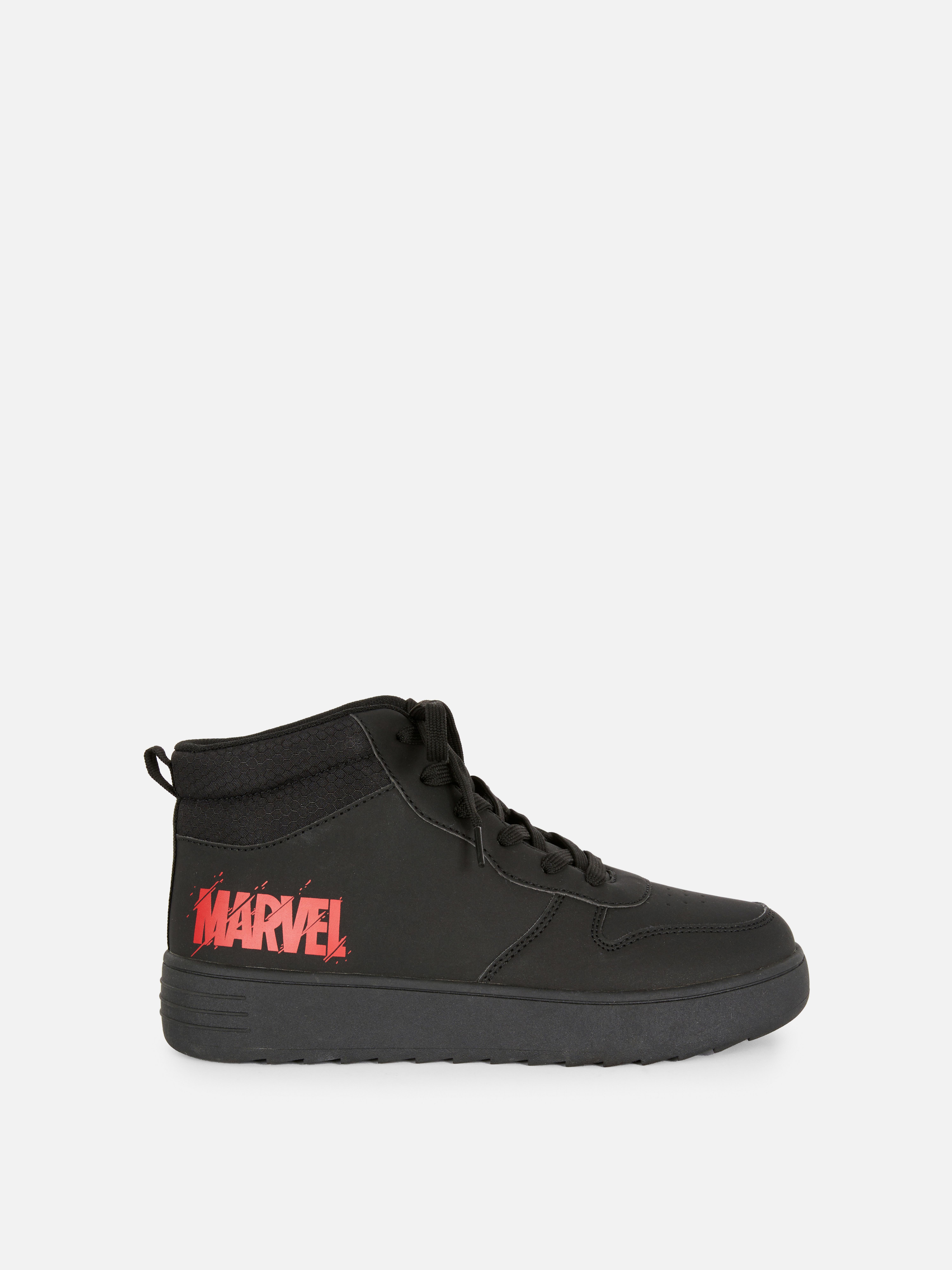 Marvel Logo High-Top Trainers Black