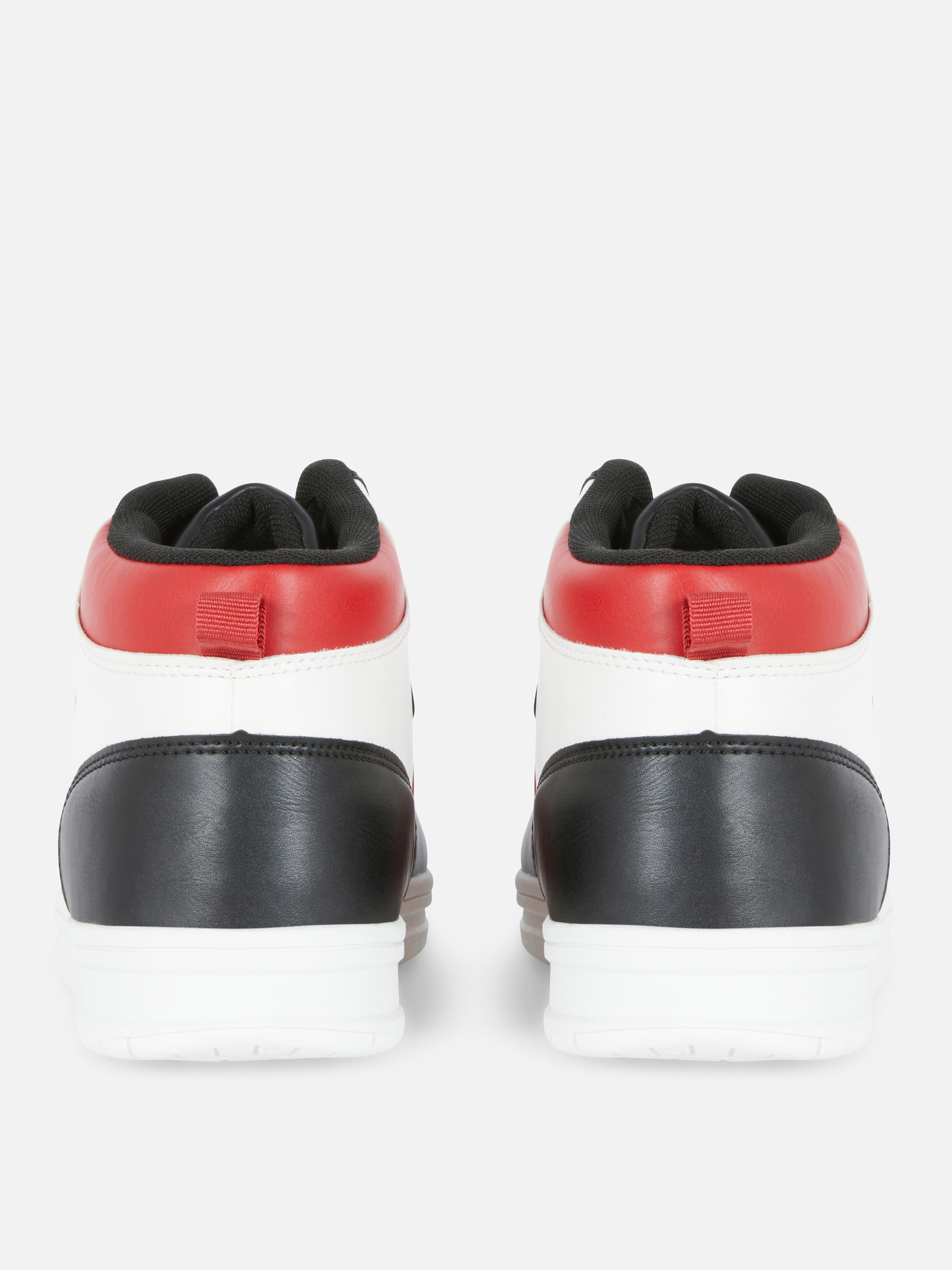 Colour Block High Top Trainers