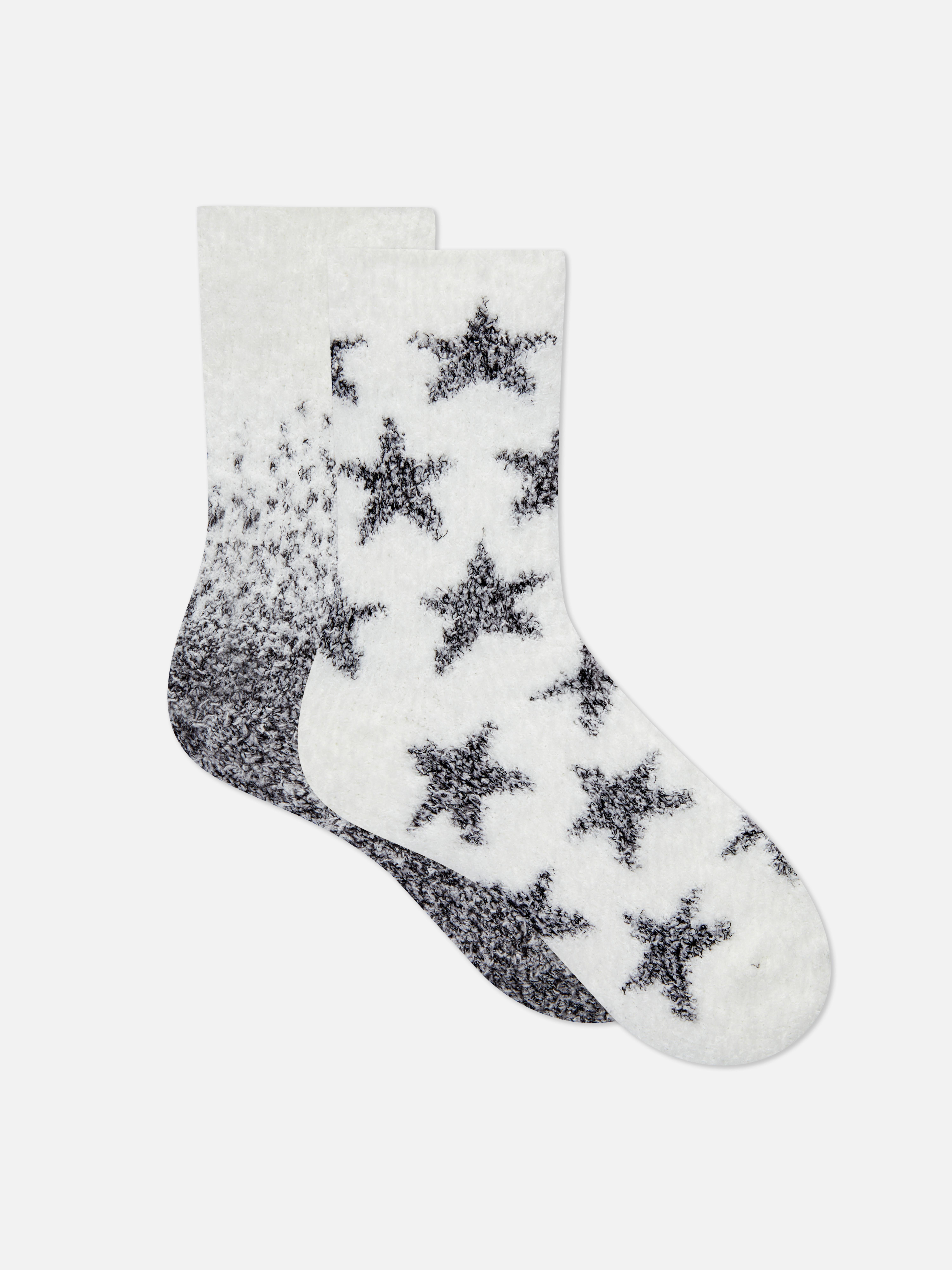 2pk Stars Boucle Socks