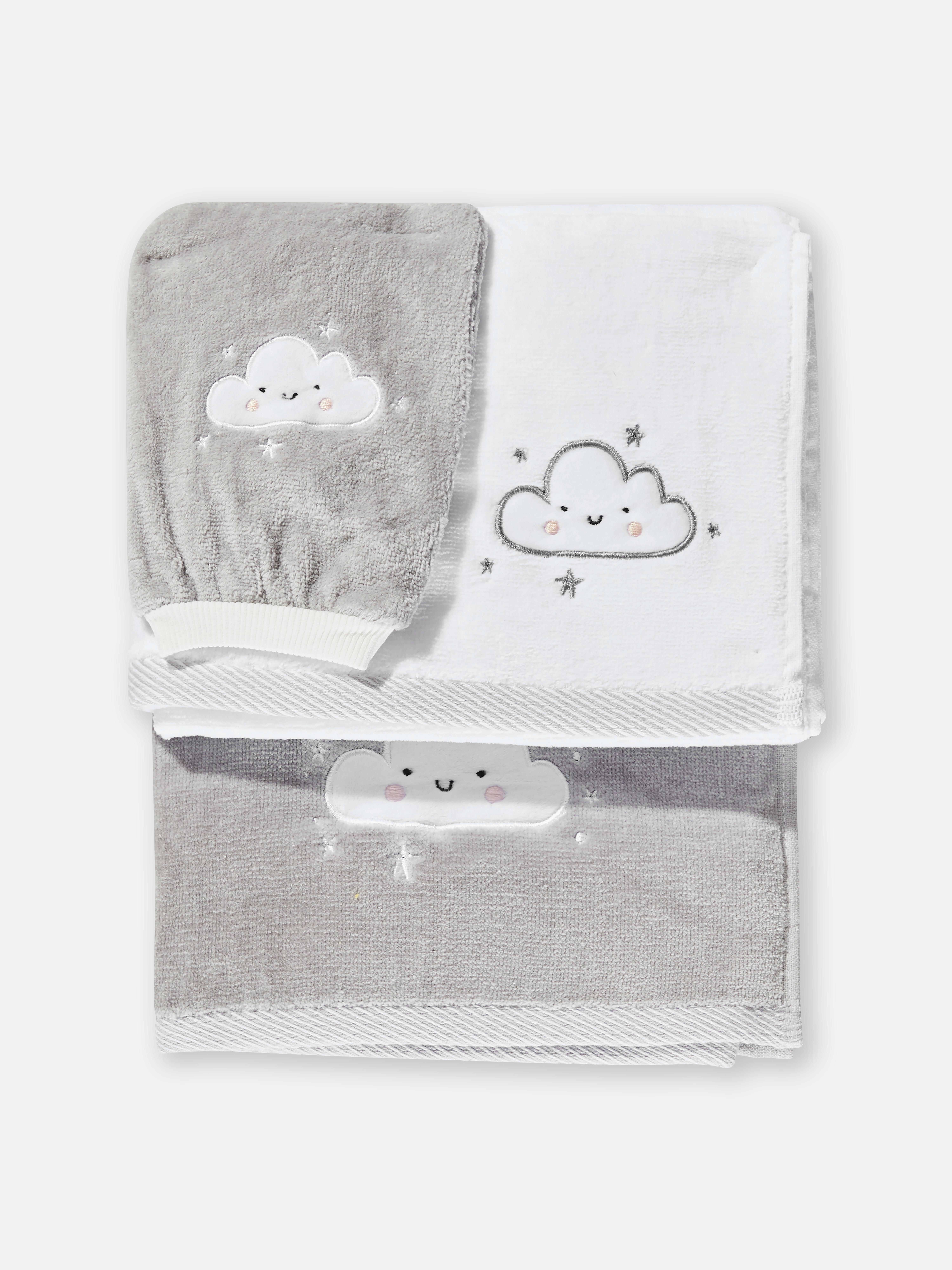 Besticktes Handtuch-Set für Babys