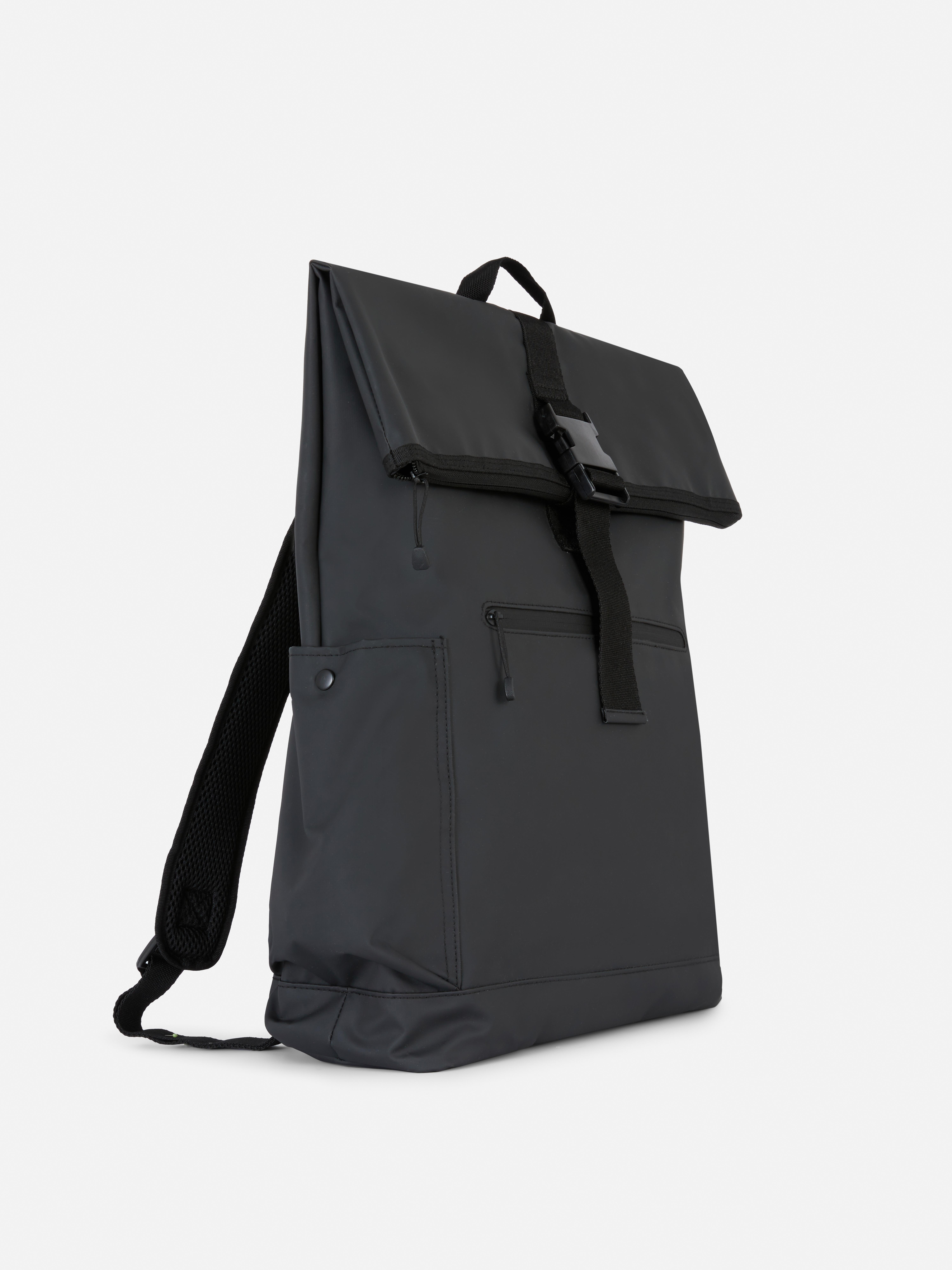 Rubber Roll Top Backpack
