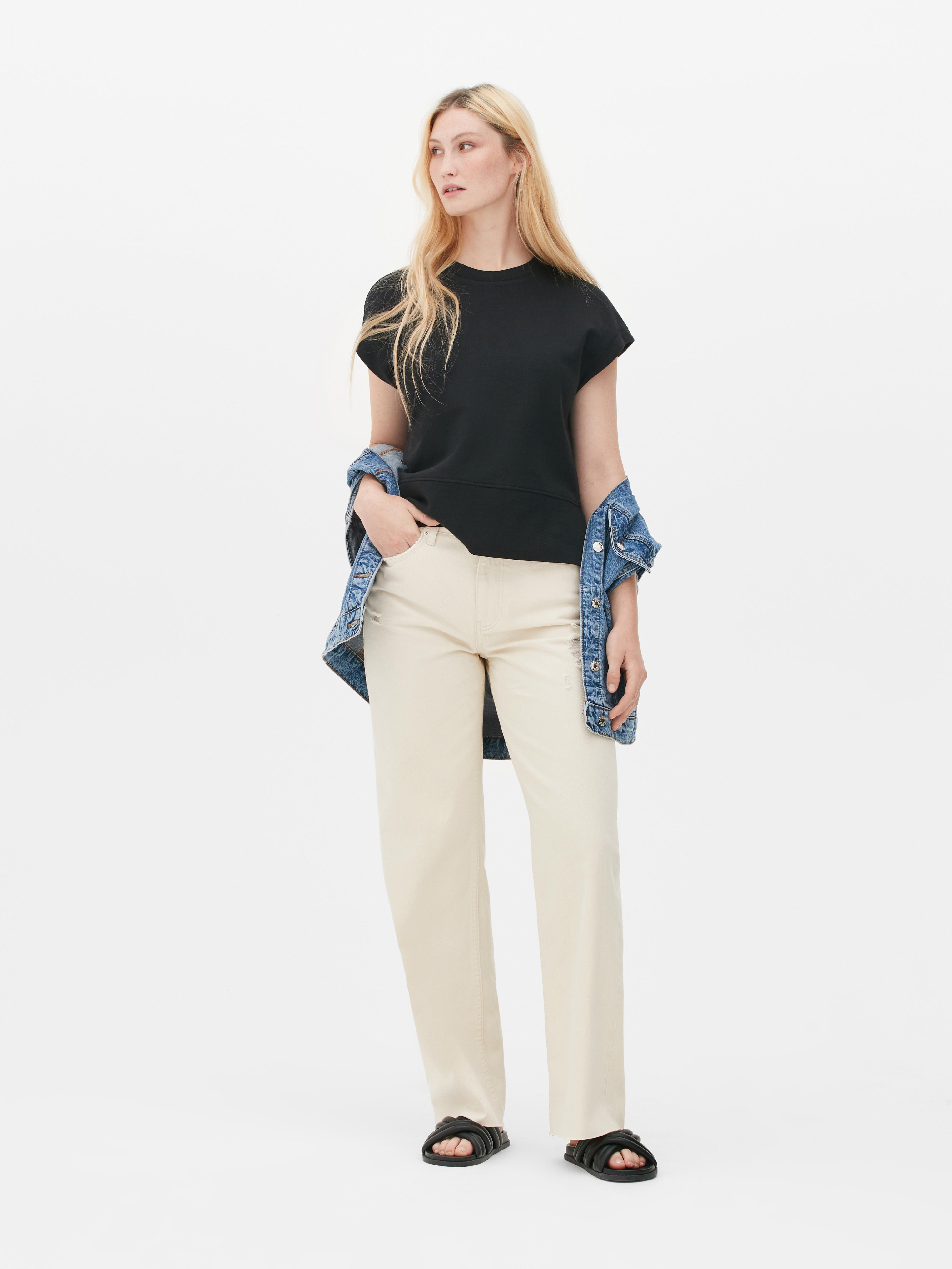 Distressed Wide Leg Jeans | Penneys