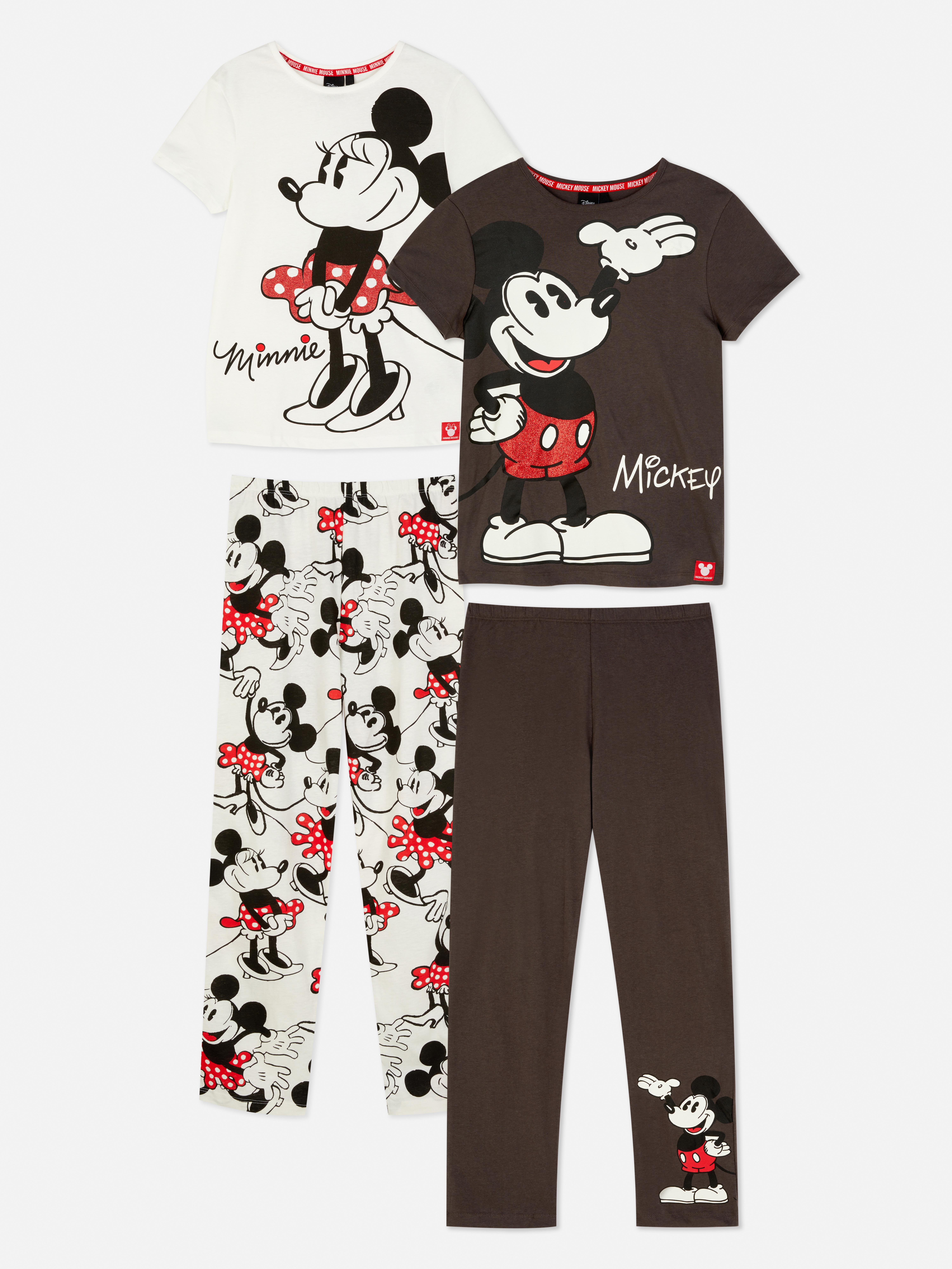 2pk Disney's Mickey and Minnie Mouse Pyjama Set