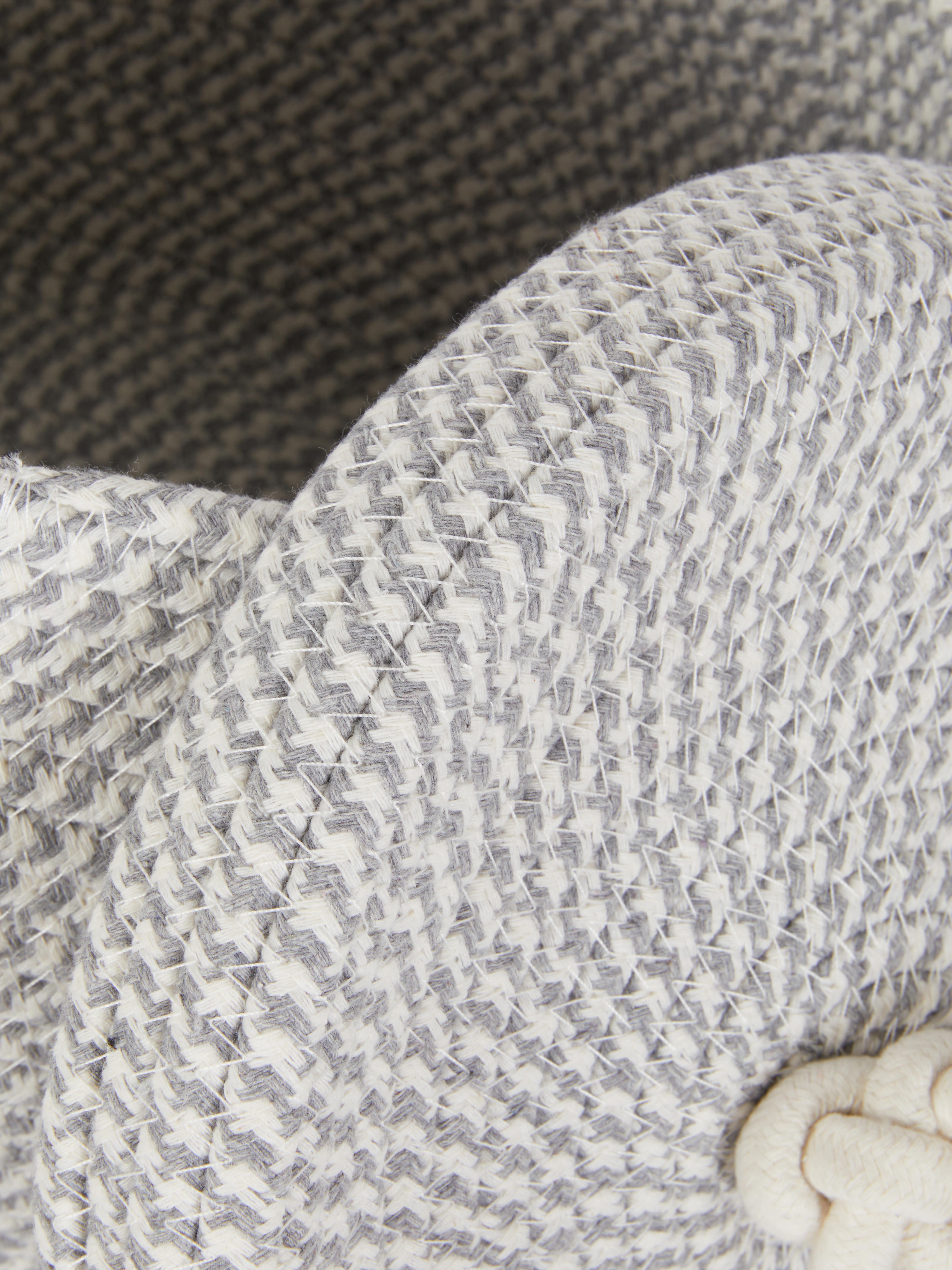 Two-Tone Woven Basket