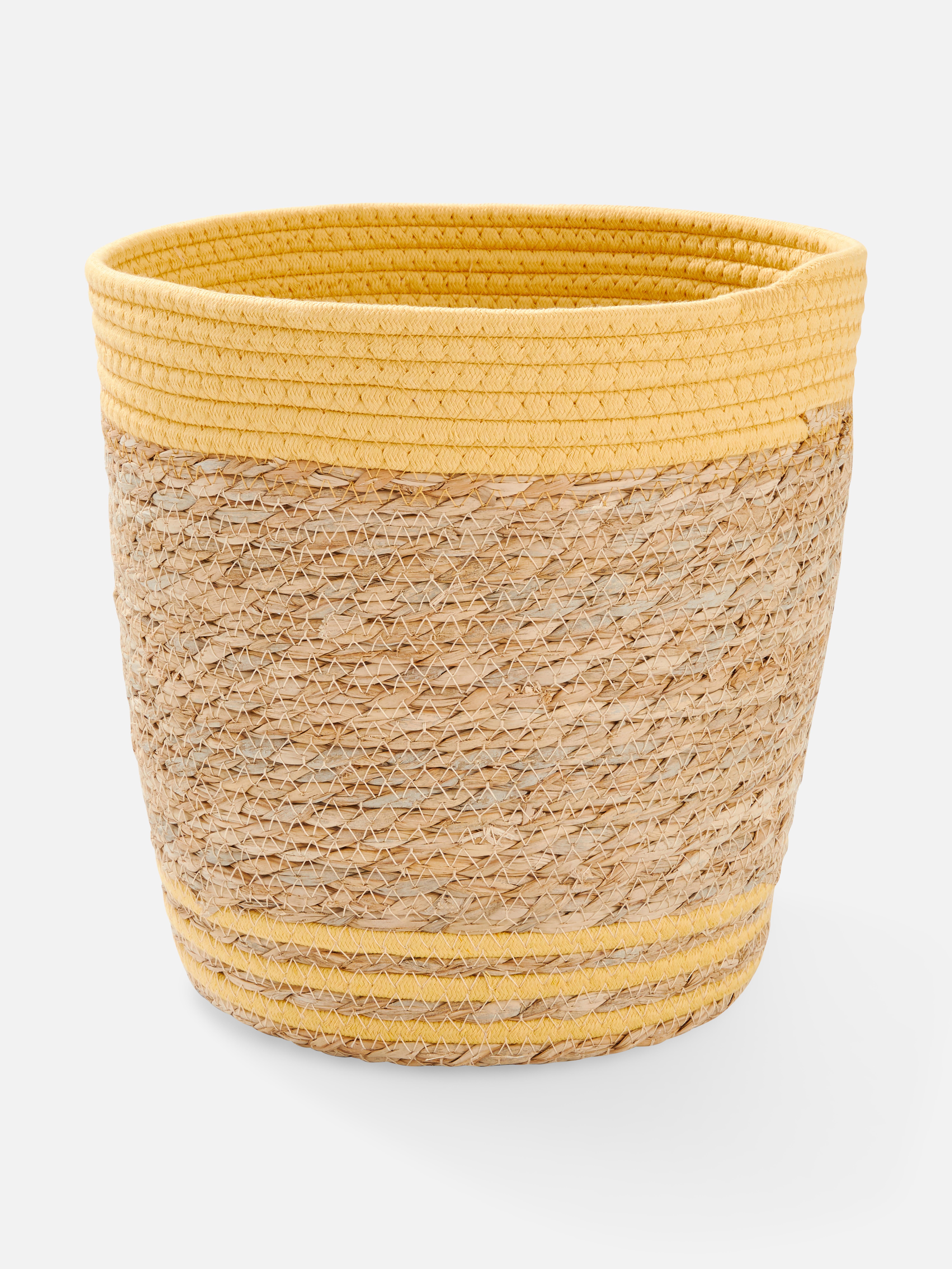 Yellow Banded Basket