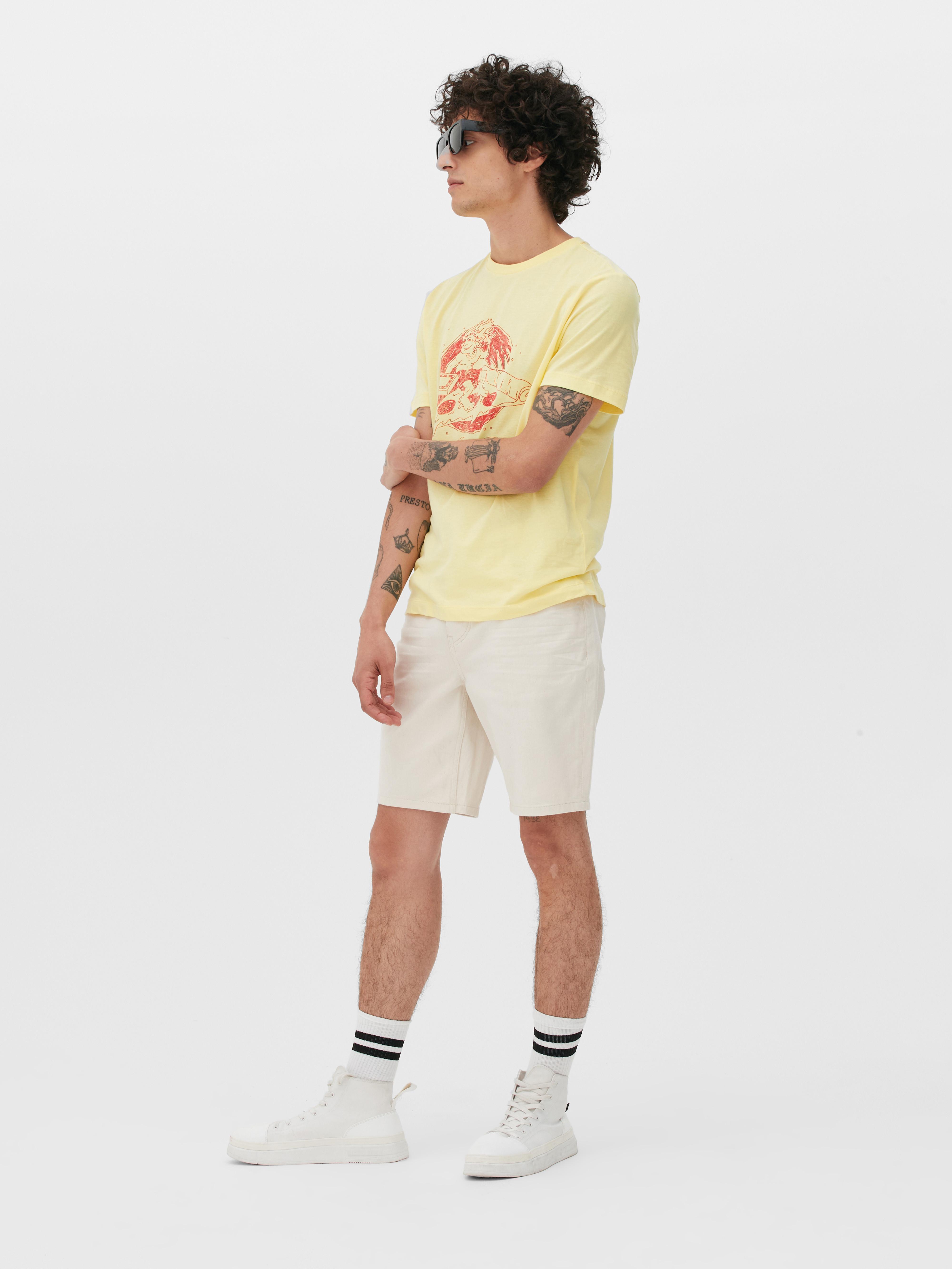 Stranger Things Surfer Boy Pizza T-shirt