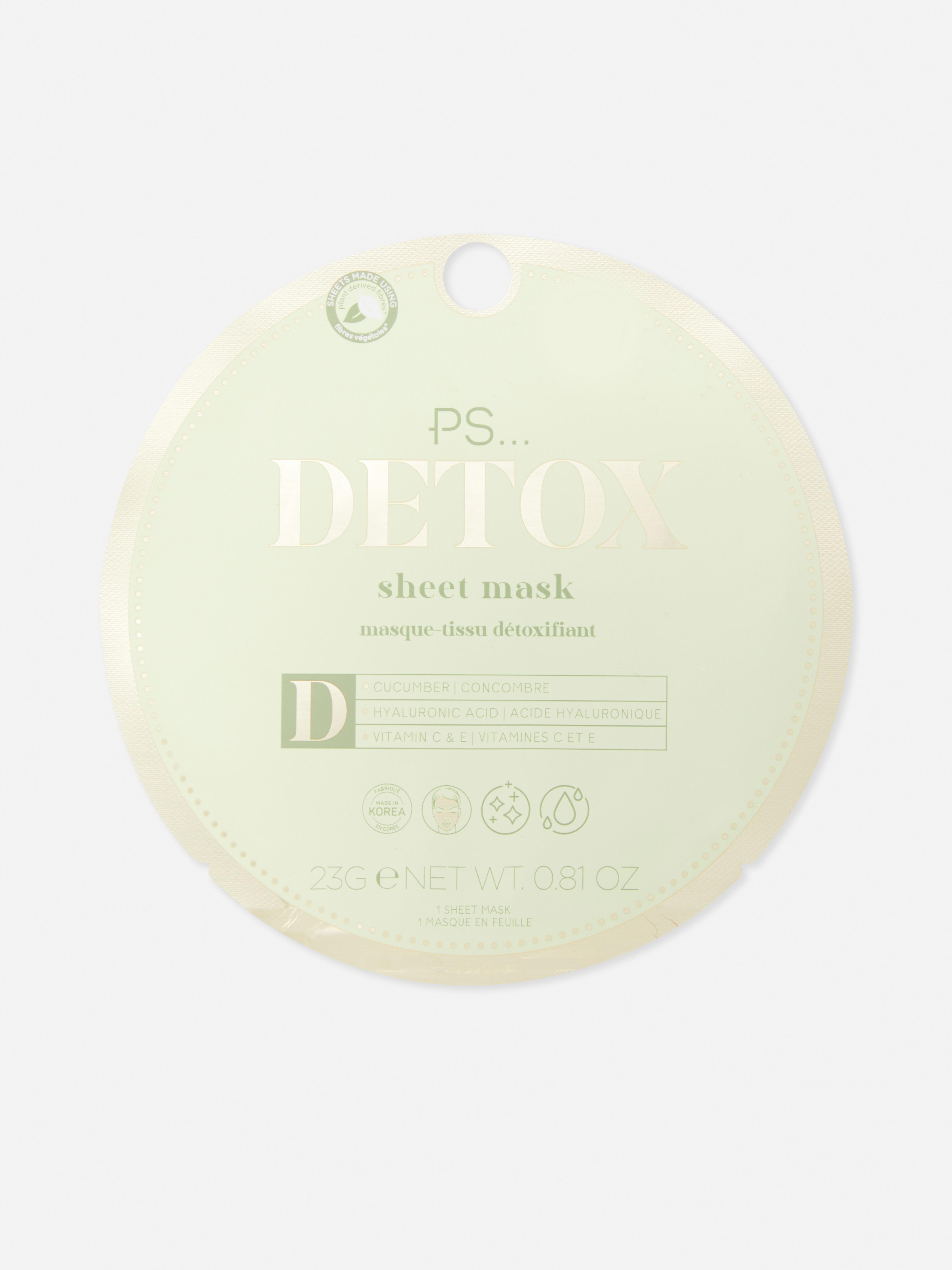 PS… Detox Sheet Mask
