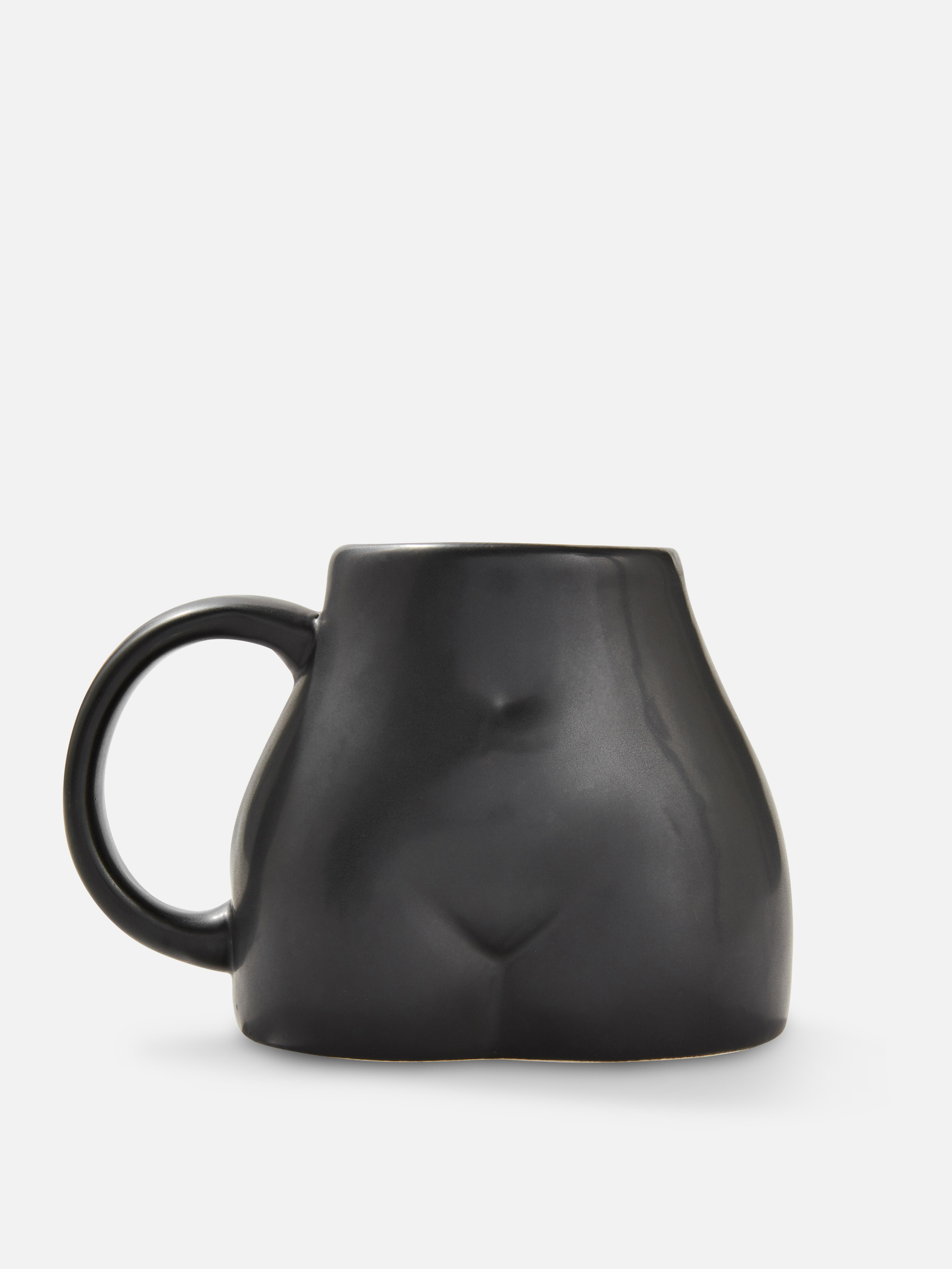 Black Body Shaped Mug Primark