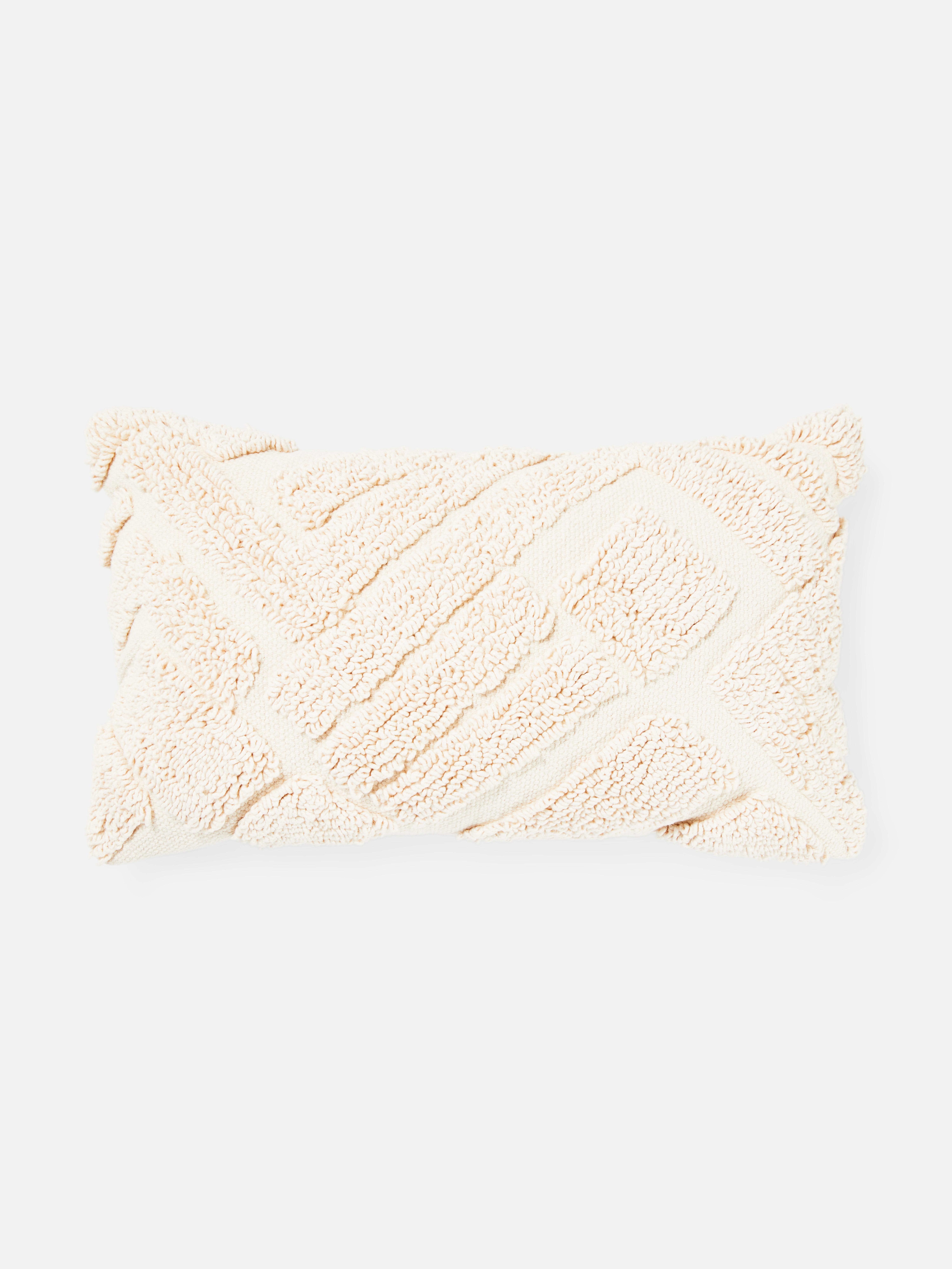 Abstract Tufted Oblong Cushion
