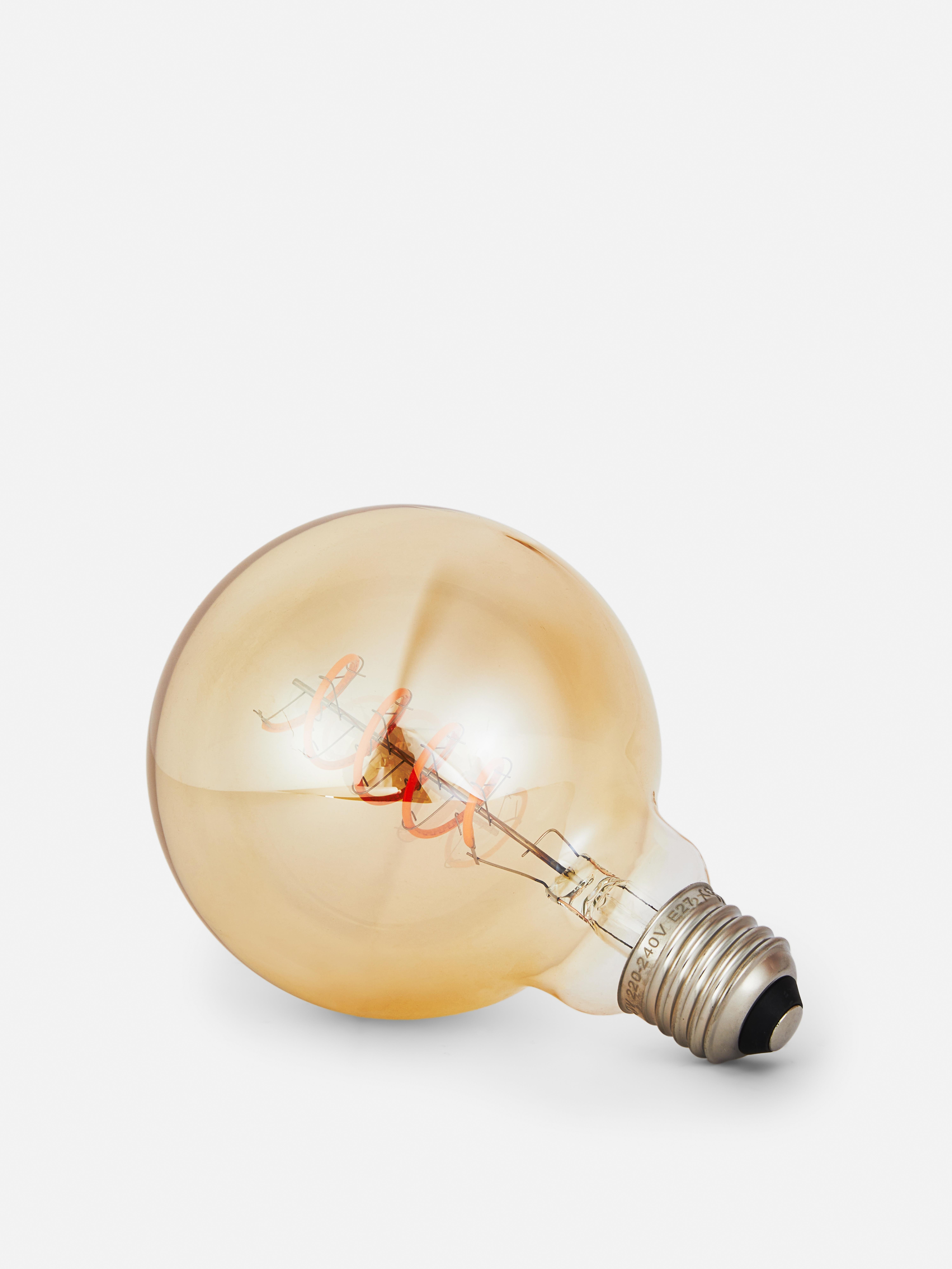 E27 Large Amber Glass Bulb