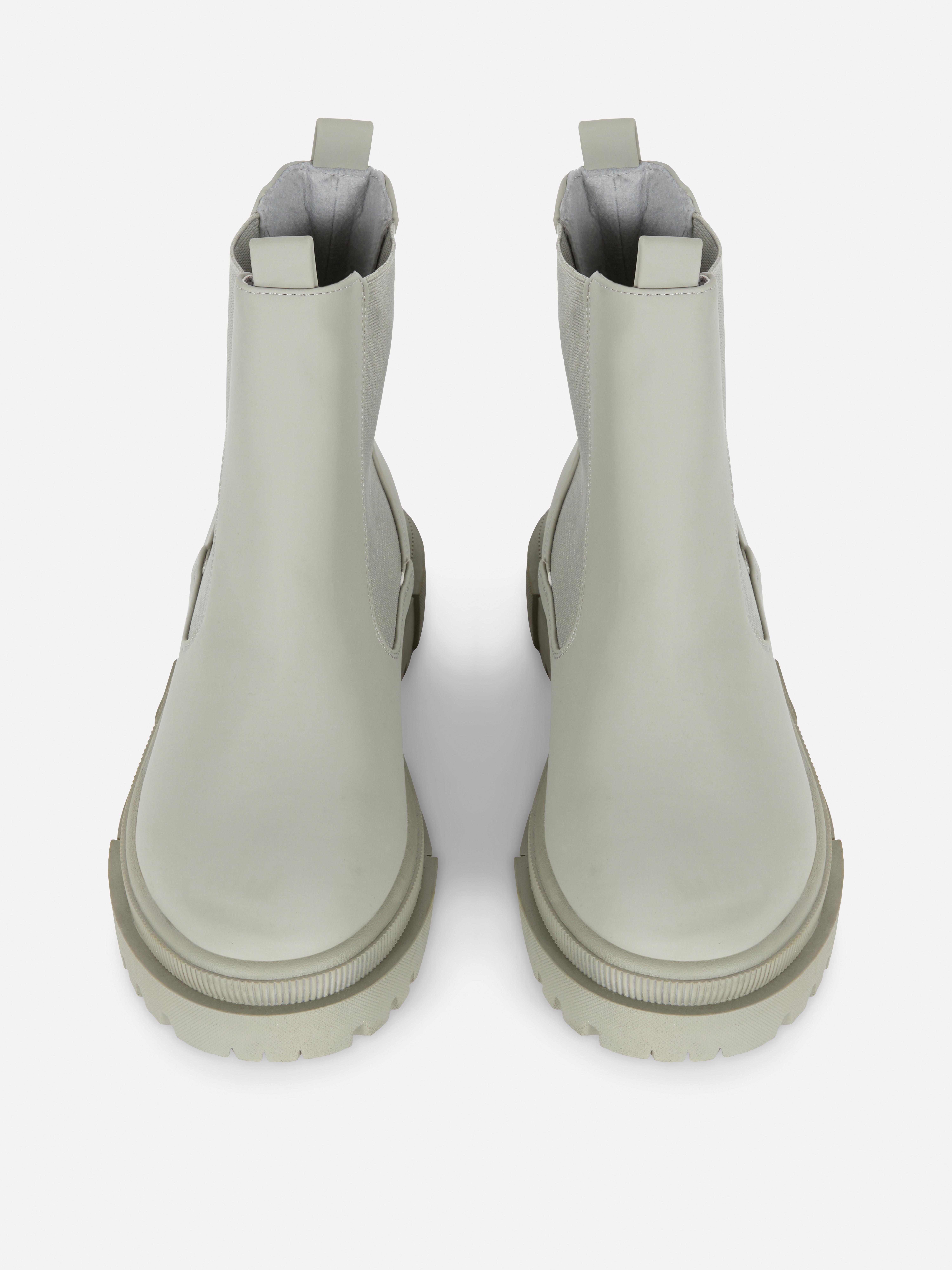 Rubber Chelsea Boots
