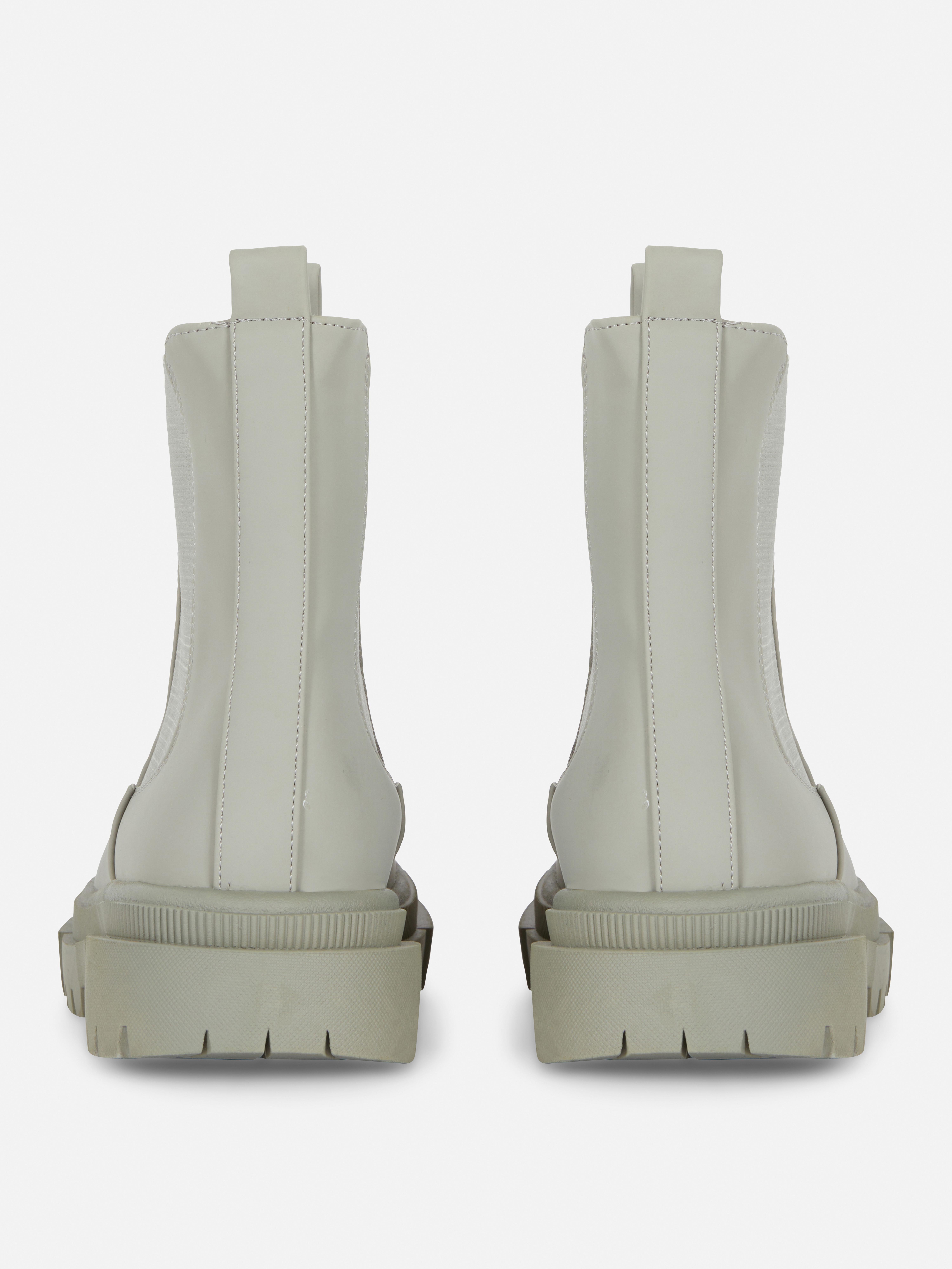 Rubber Chelsea Boots