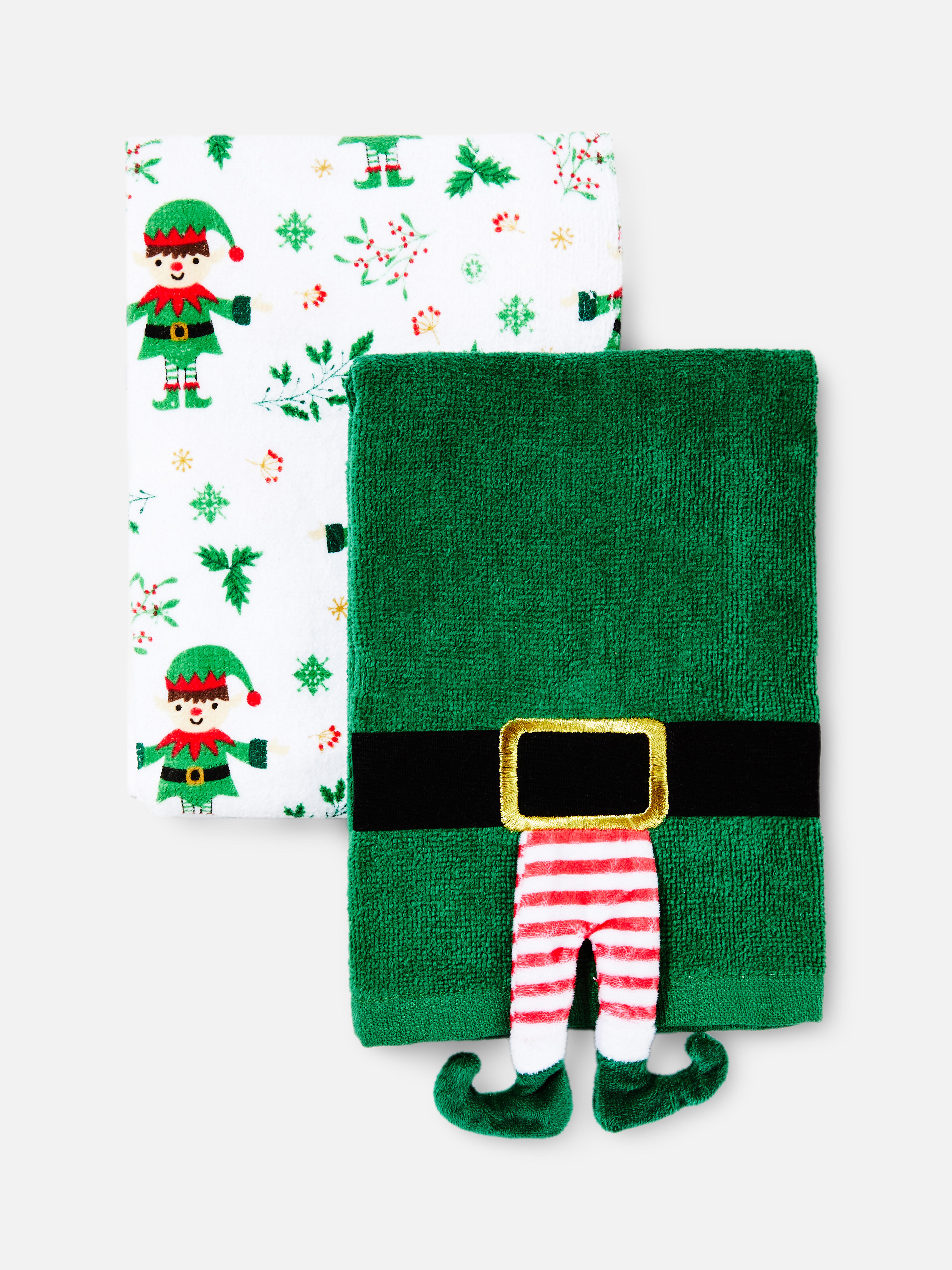 2pk Christmas Tea Towels