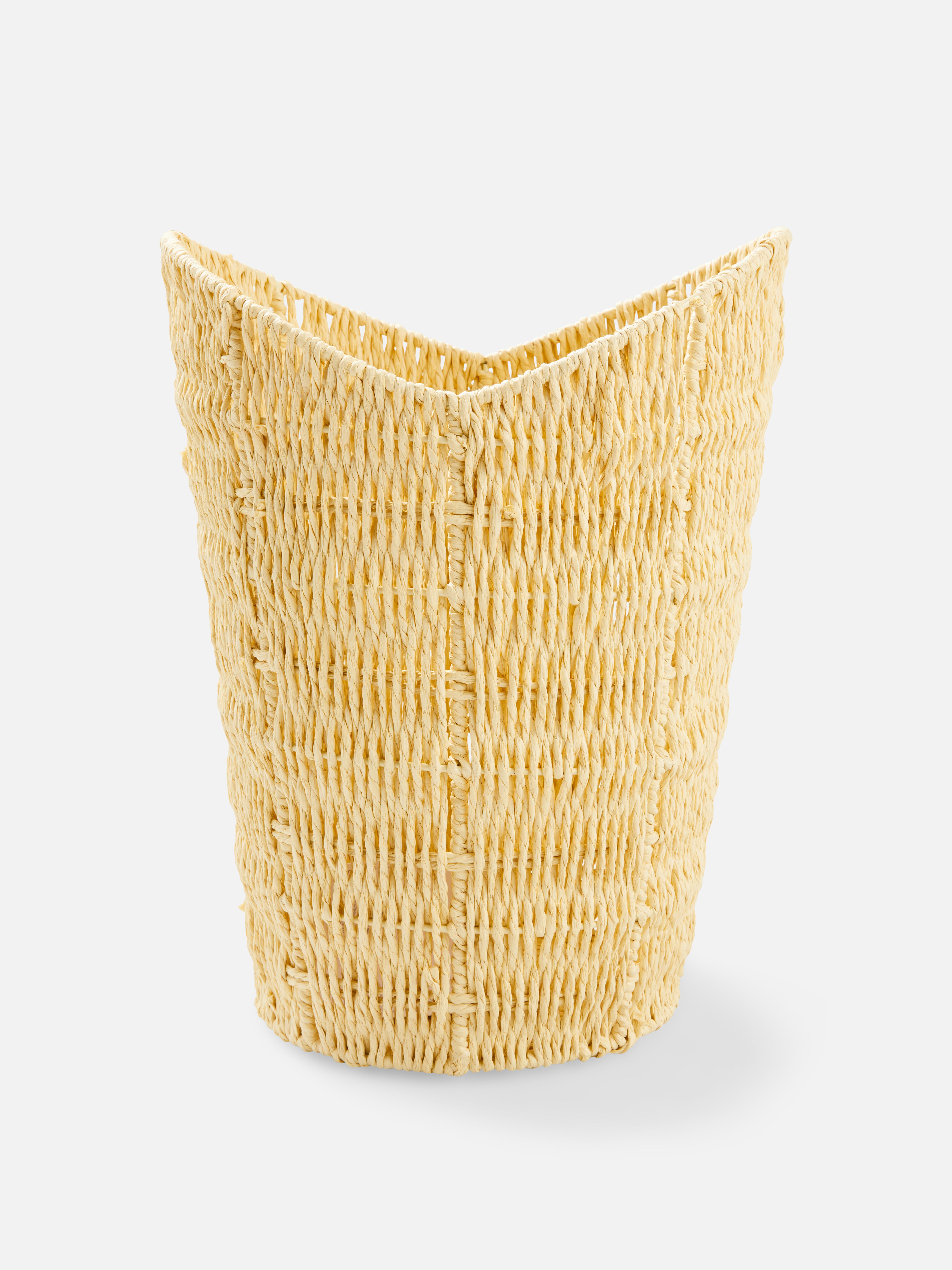 Paper Rope Storage Basket Natural