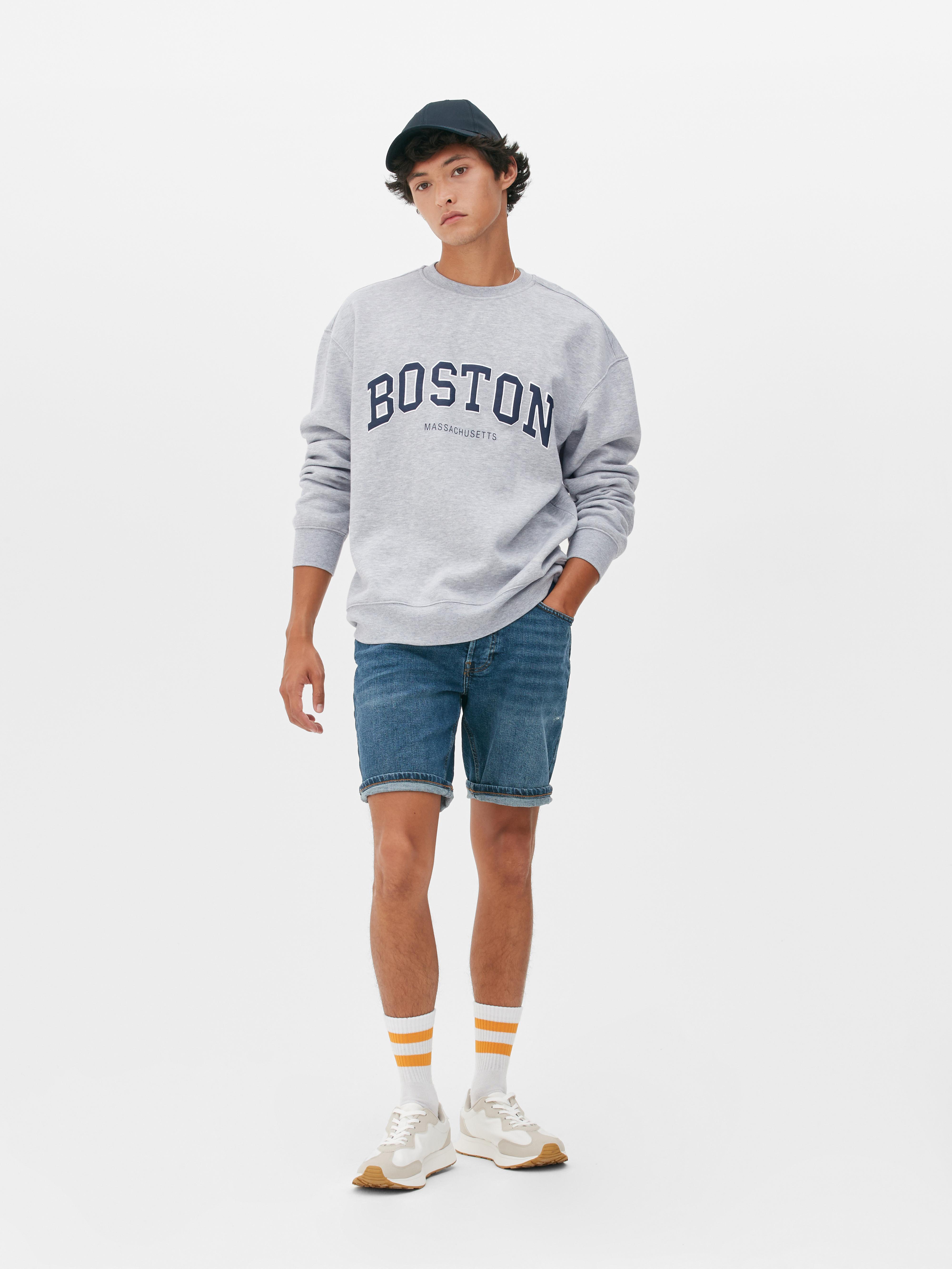 Boston Crew Neck Sweatshirt