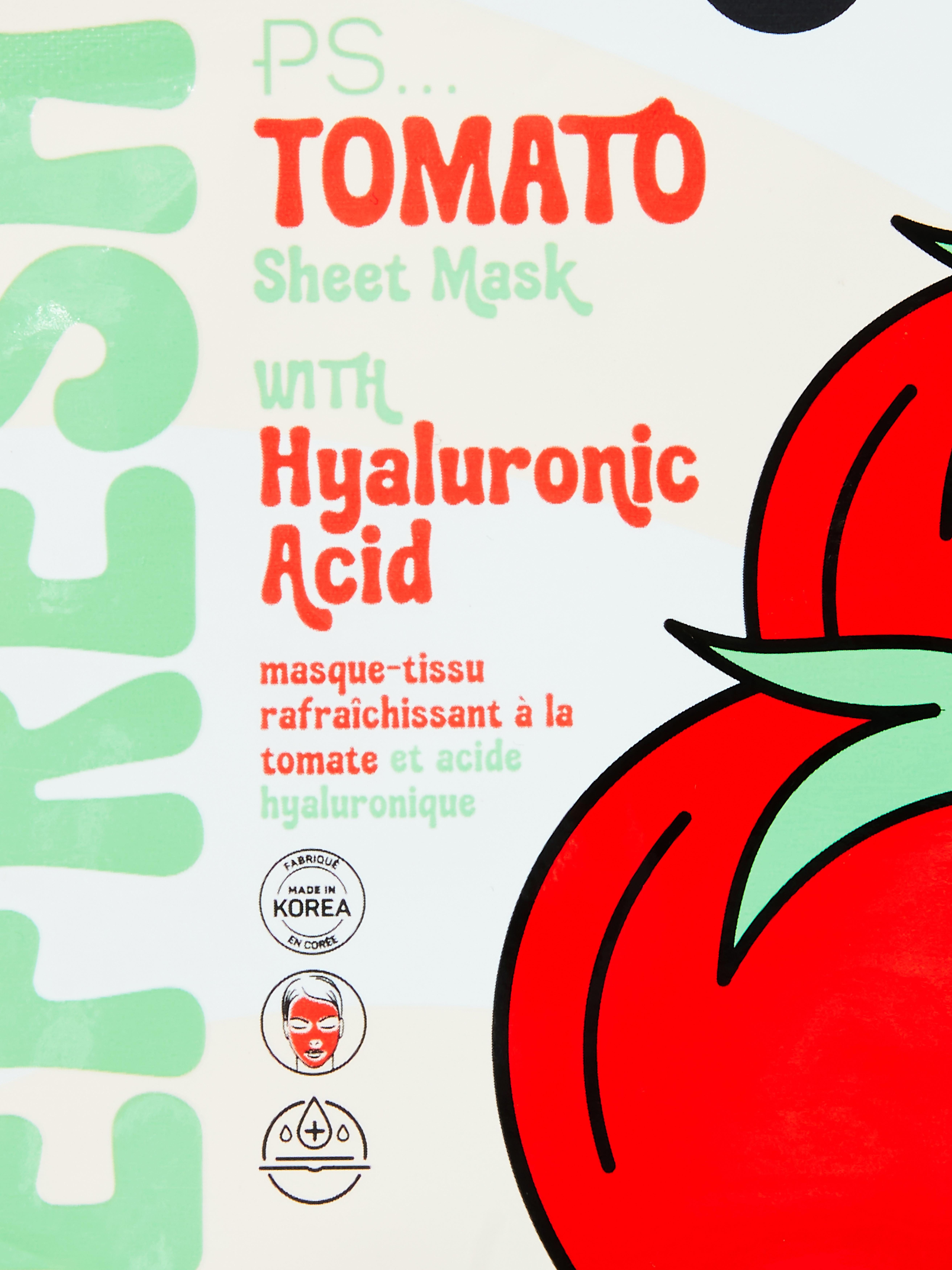 PS… „Tomato & Hyaluronic“ Tuchmaske