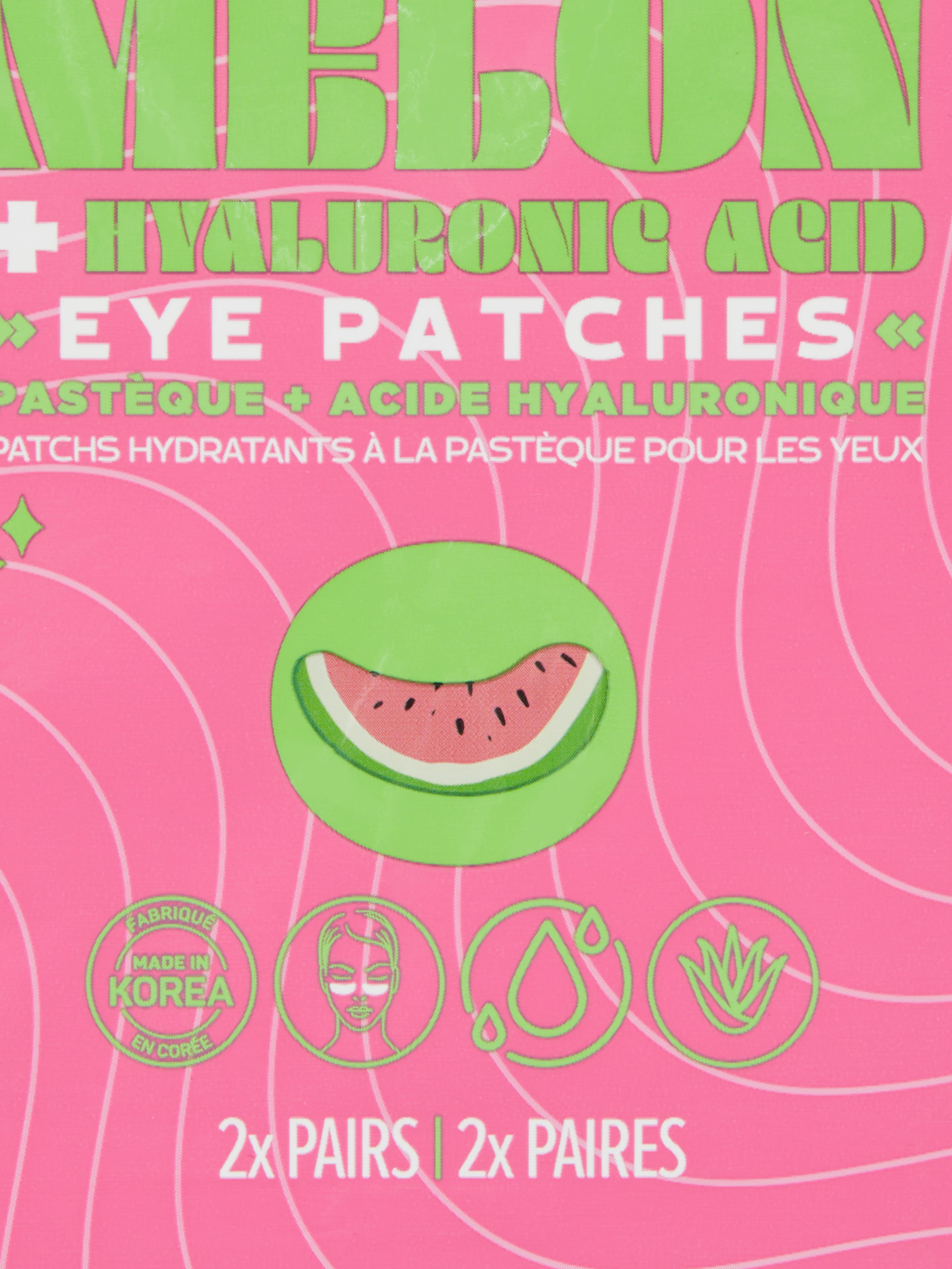 PS…Watermelon and Hyaluronic Acid Eye Patches