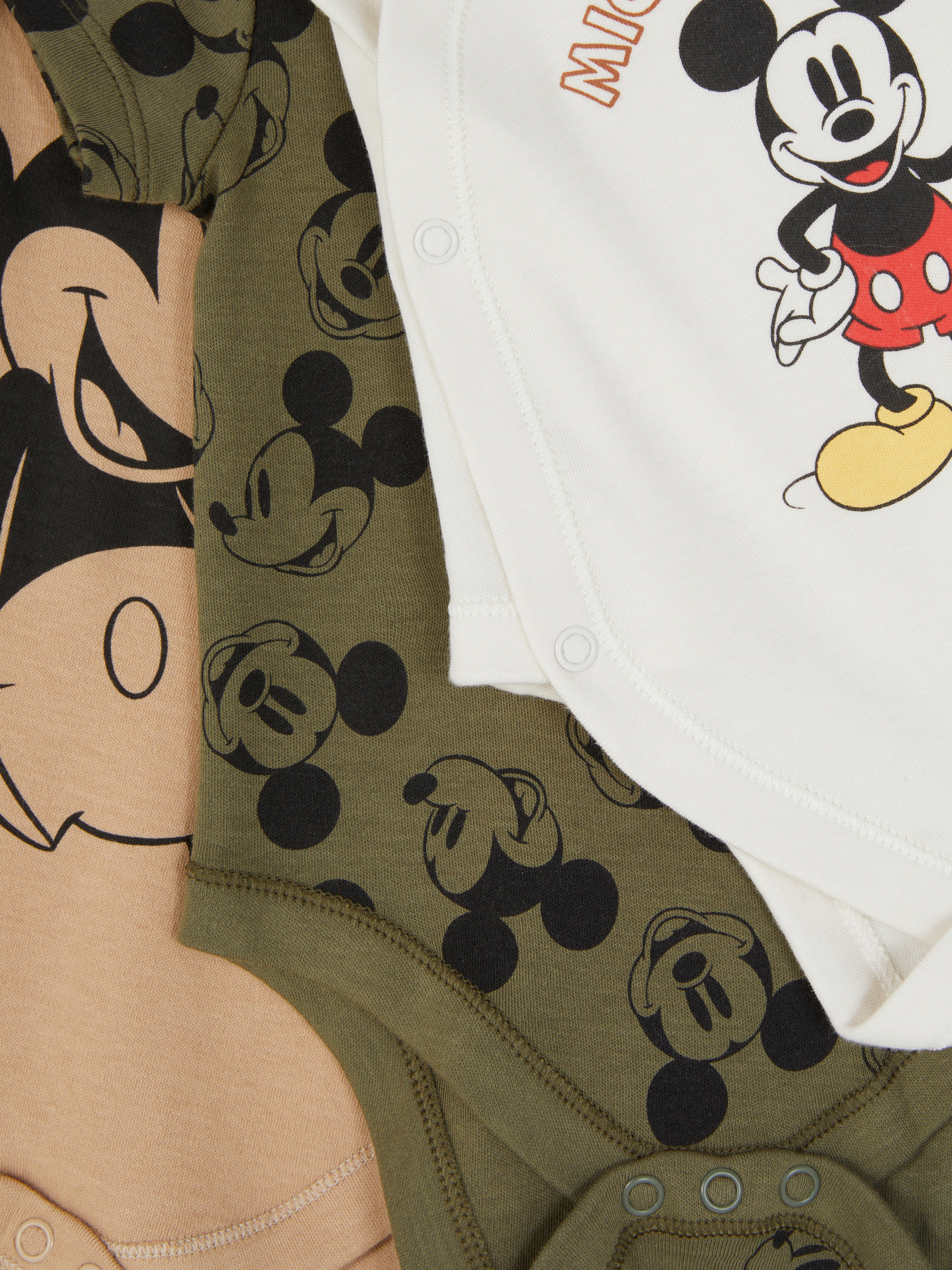 3pk Disney’s Mickey Mouse Bodysuits