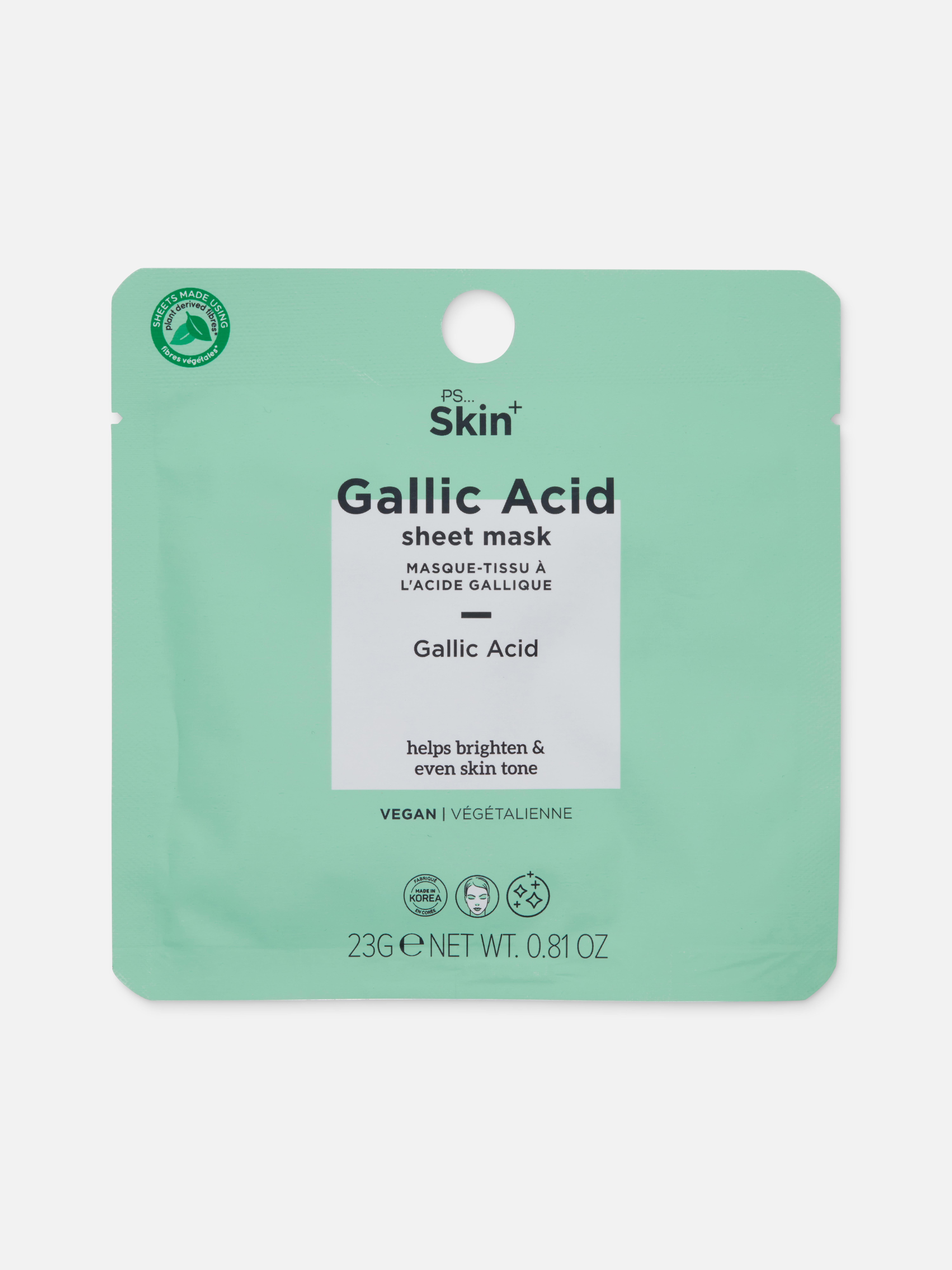 PS... Skin + Gallic Acid Sheet Mask