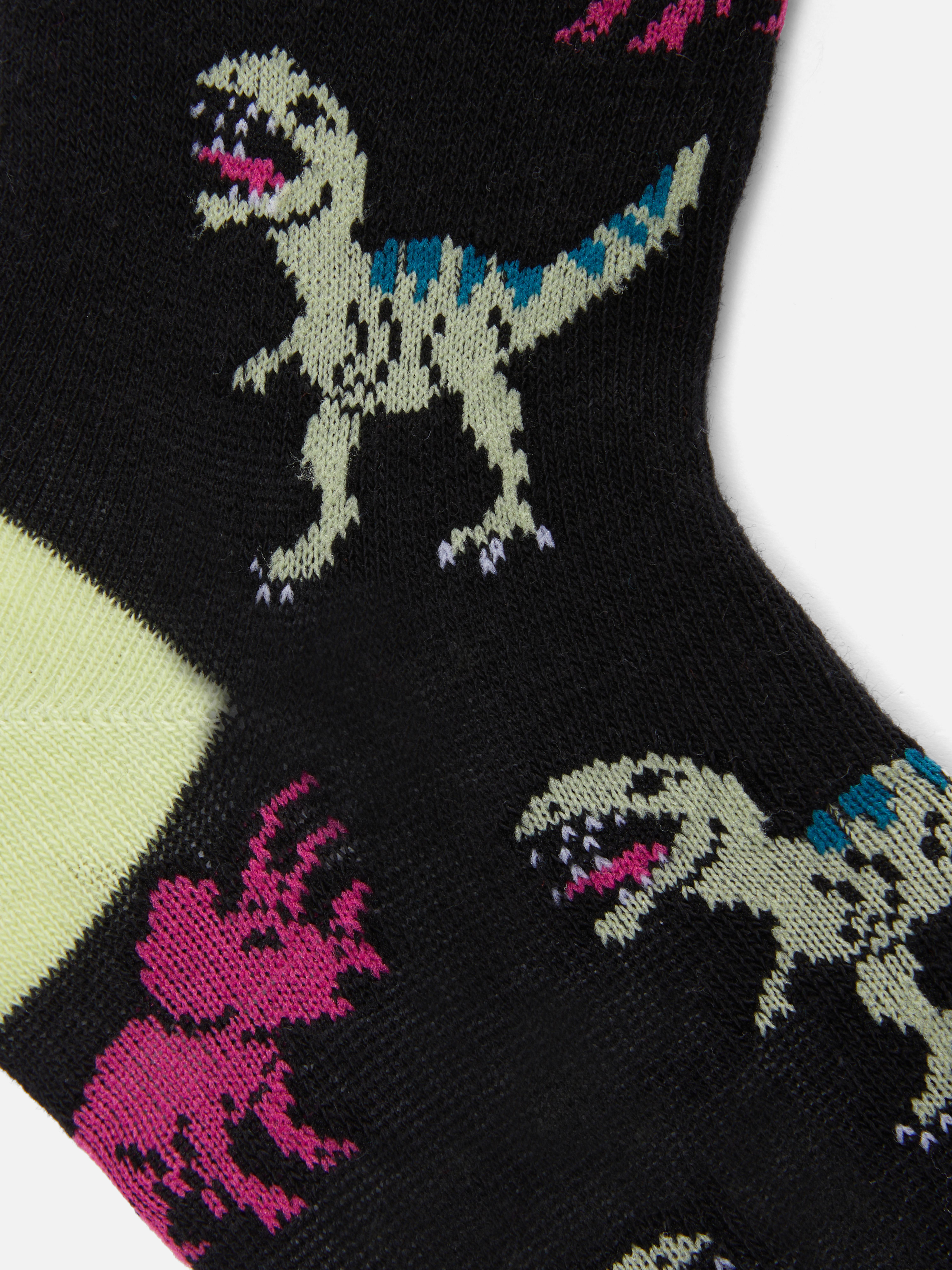5pk Dinosaur Ankle Socks